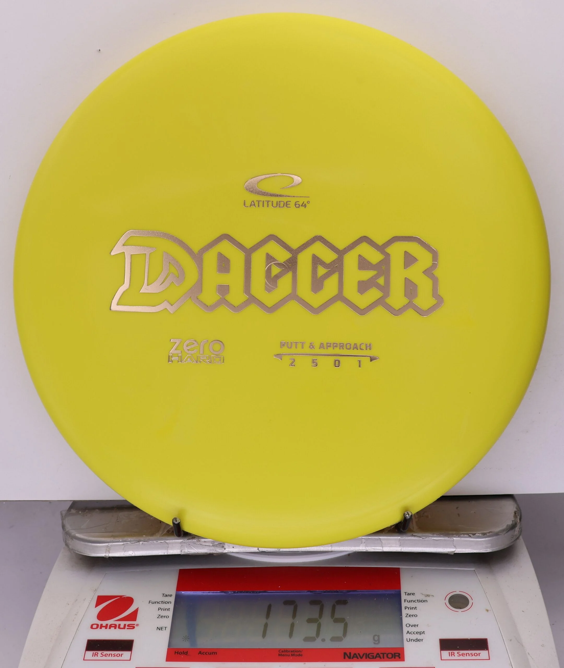 918344 Zero Hard Dagger - #203 Yellow, 174