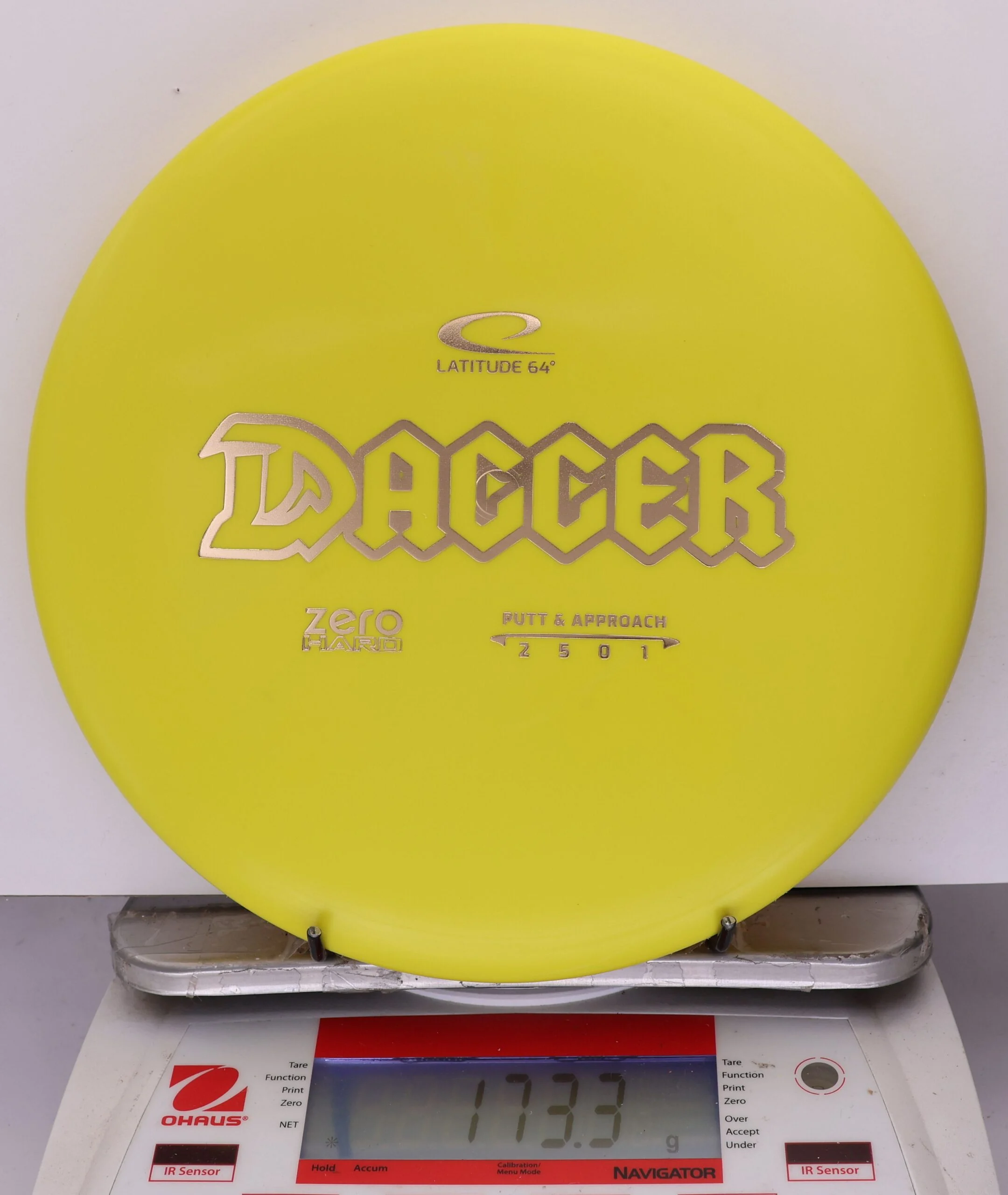 918345 Zero Hard Dagger - #204 Yellow, 173