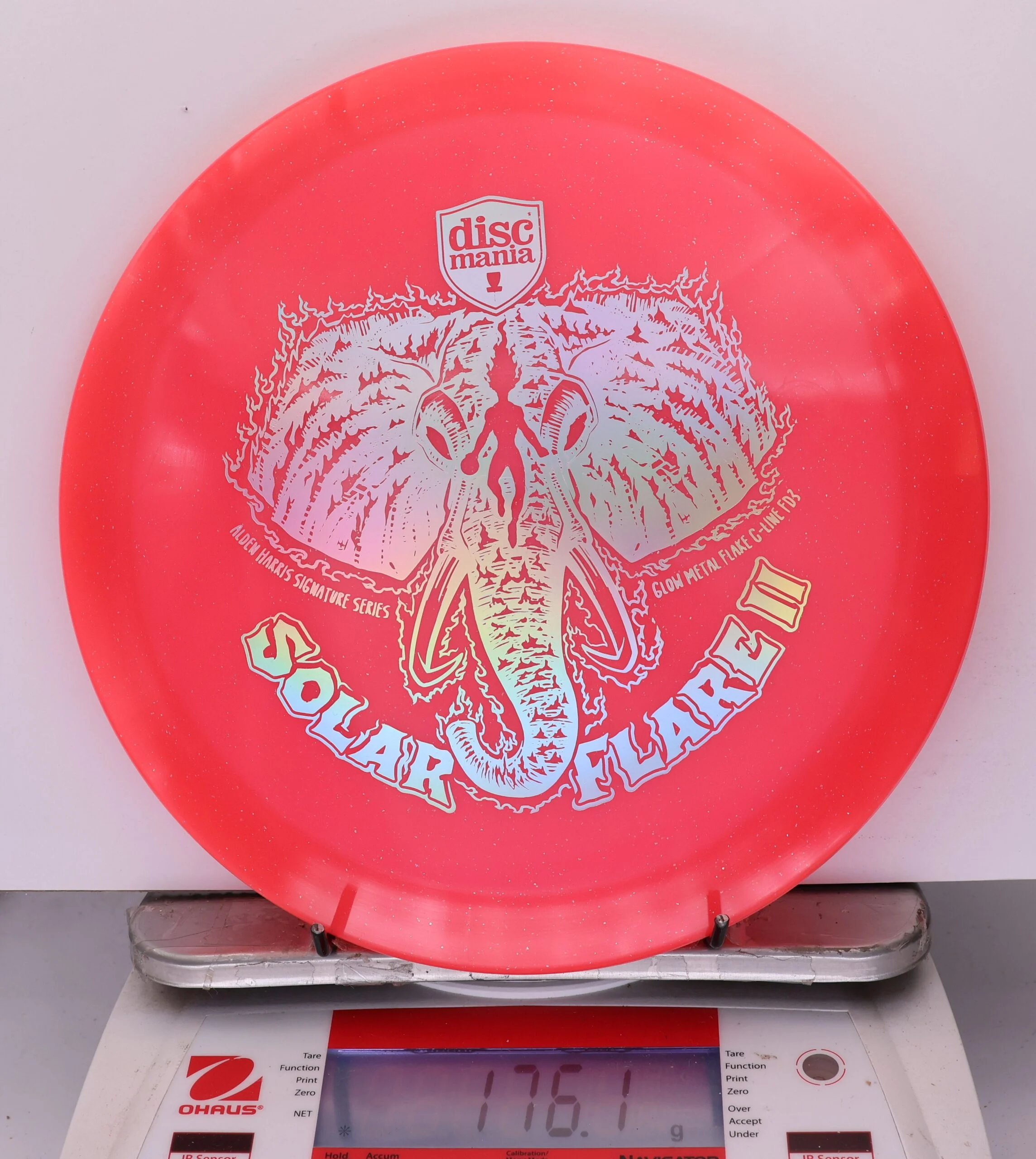 918991 Glow Metal Flake C-Line FD3 Solar Flare 2, Alden Harris 2025 Signature Series - #207 Red, 176