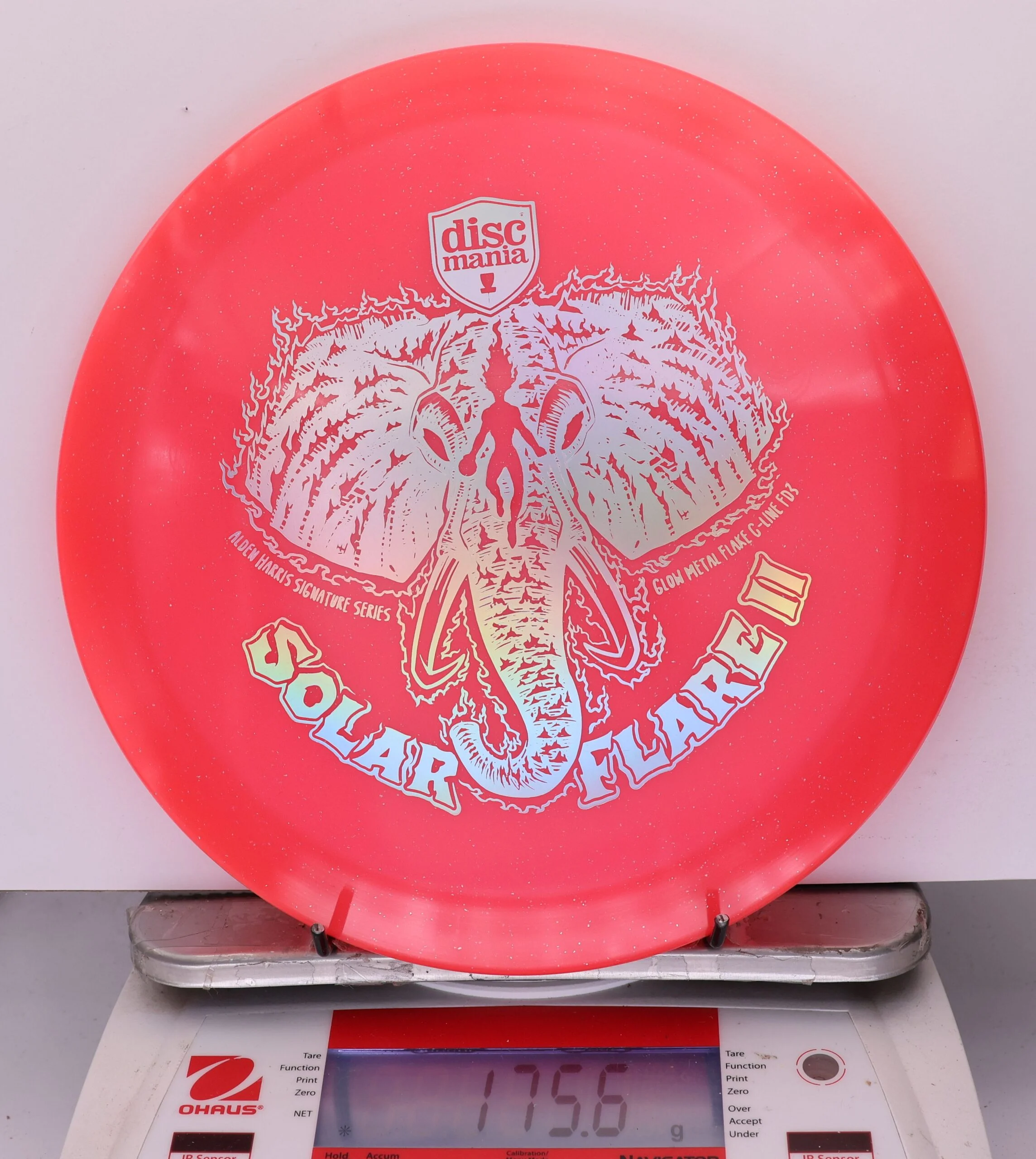 918992 Glow Metal Flake C-Line FD3 Solar Flare 2, Alden Harris 2025 Signature Series - #208 Red, 176