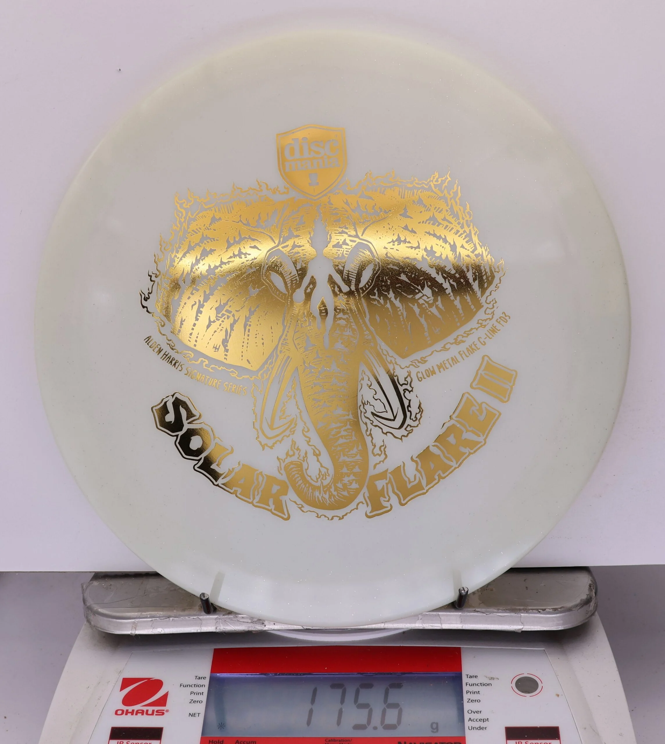 919006 Glow Metal Flake C-Line FD3 Solar Flare 2, Alden Harris 2025 Signature Series - #212 White, 176
