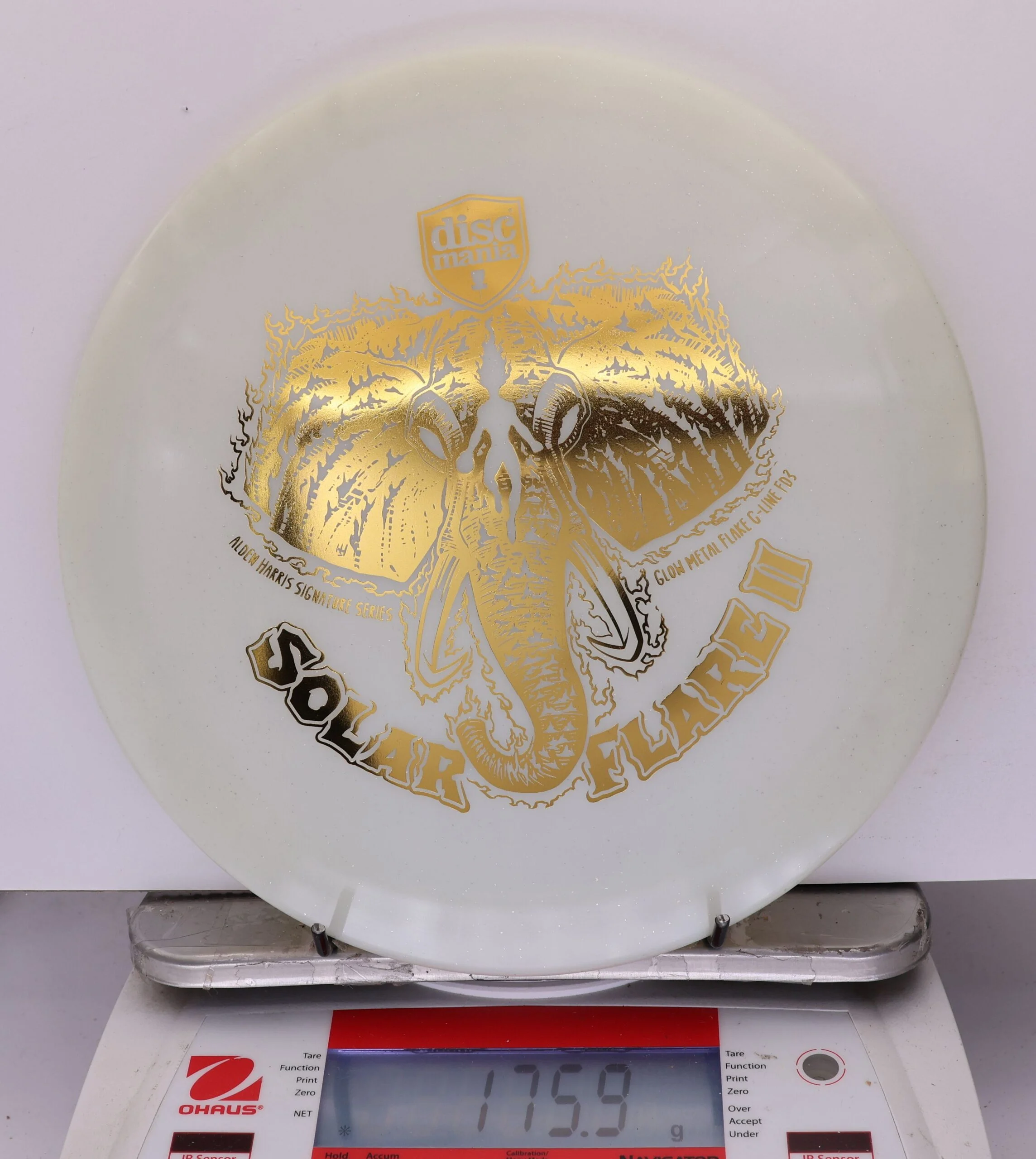 919007 Glow Metal Flake C-Line FD3 Solar Flare 2, Alden Harris 2025 Signature Series - #213 White, 176