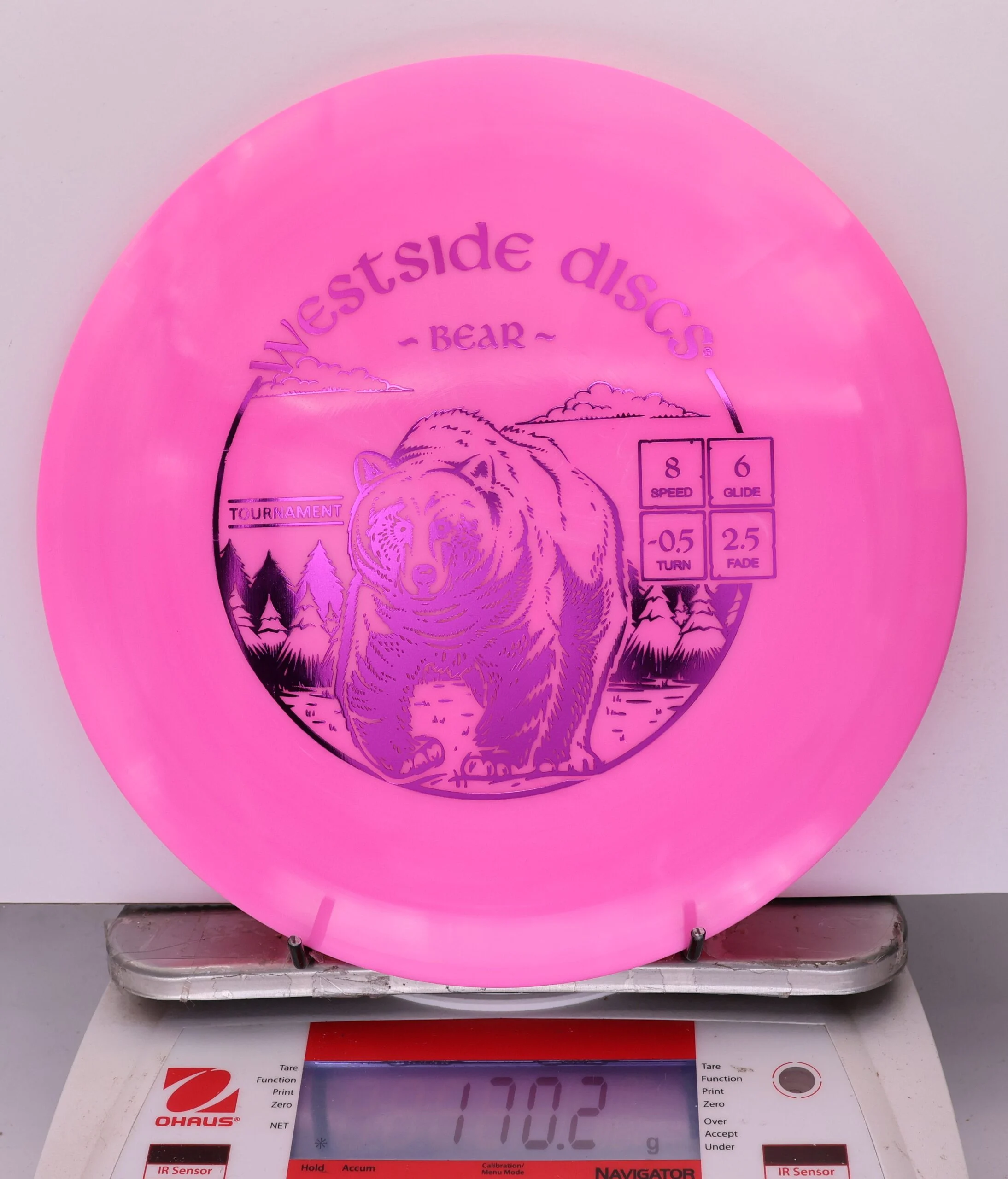 920827 Tournament Bear - #204 Pink, 170