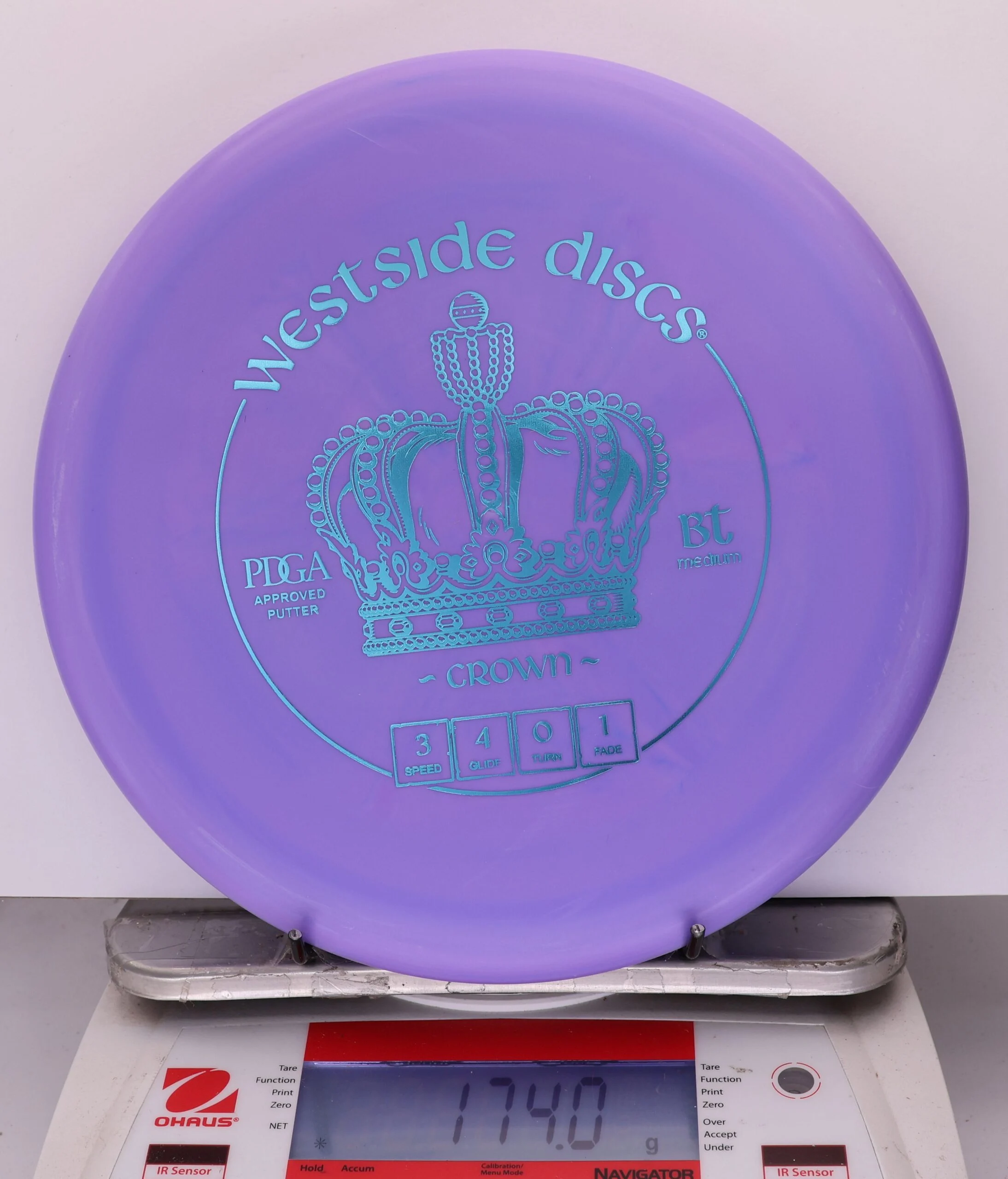 921016 Bt Medium Crown - #201 Purple, 174