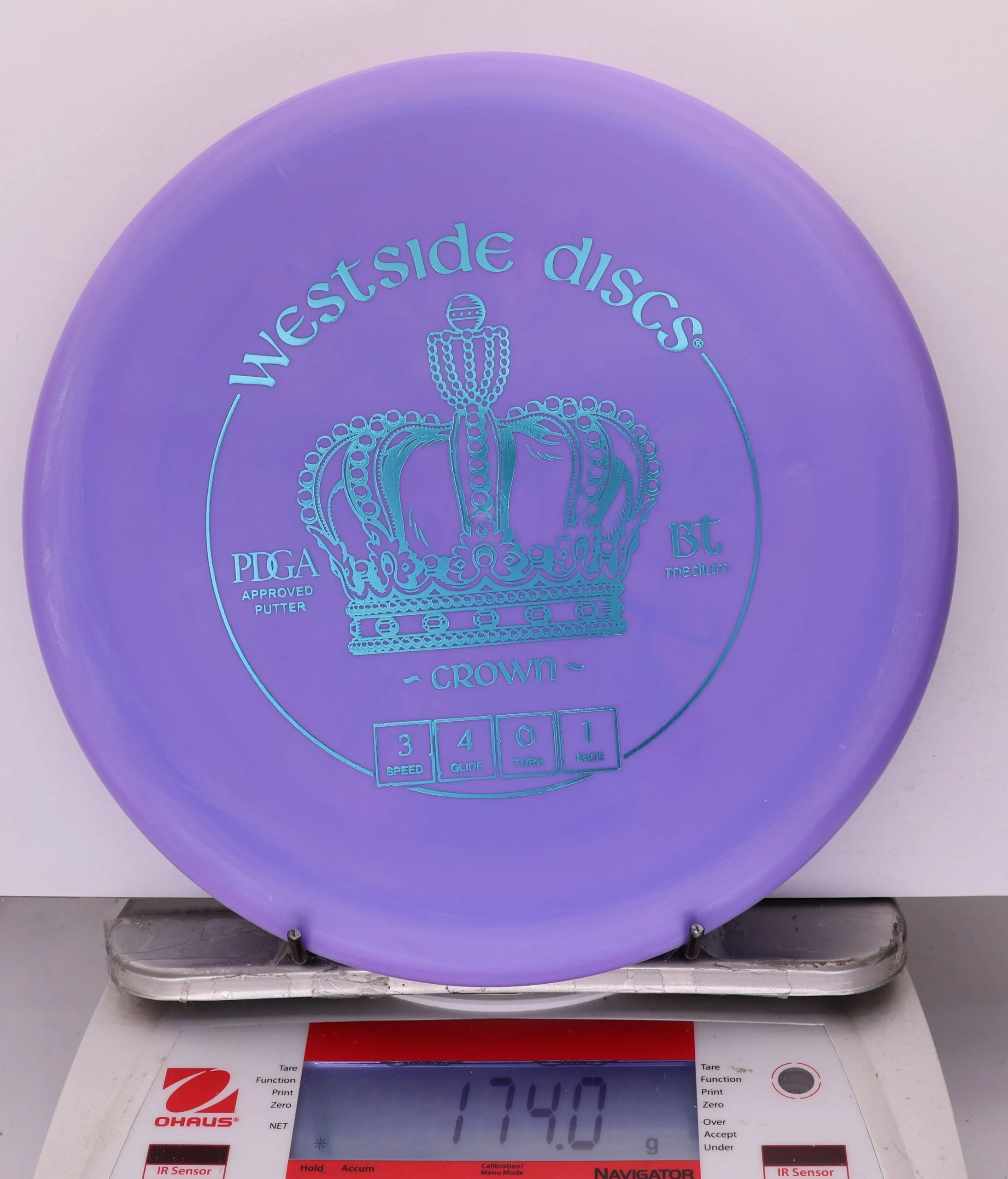 921017 Bt Medium Crown - #202 Purple, 174