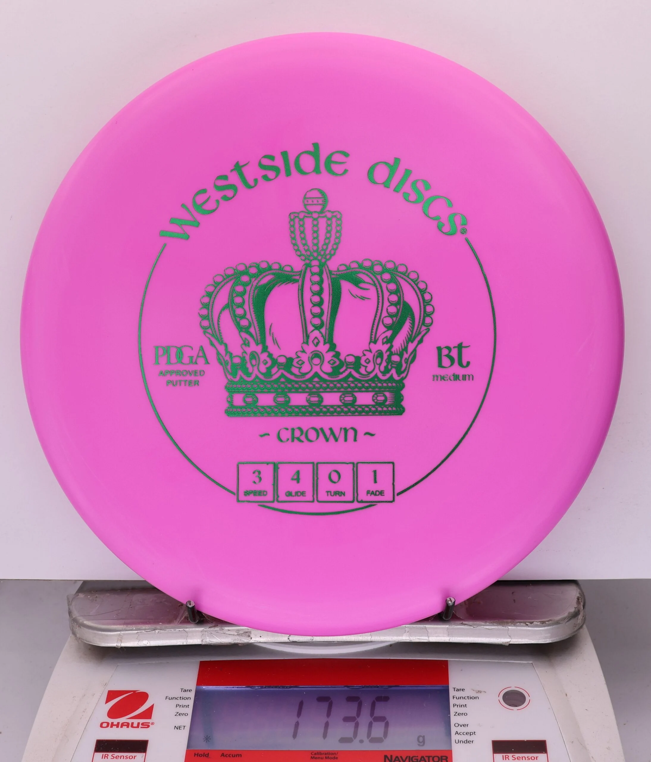 921018 Bt Medium Crown - #203 Pink, 174