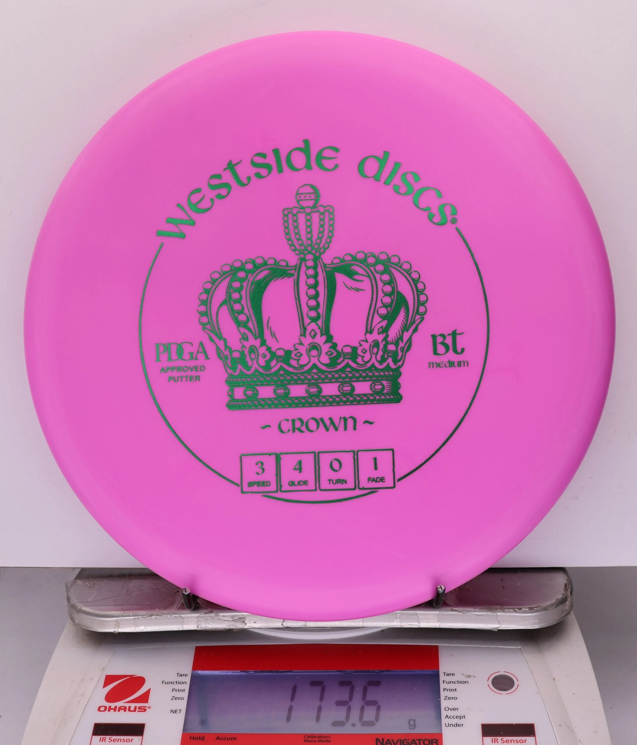 921019 Bt Medium Crown - #204 Pink, 174
