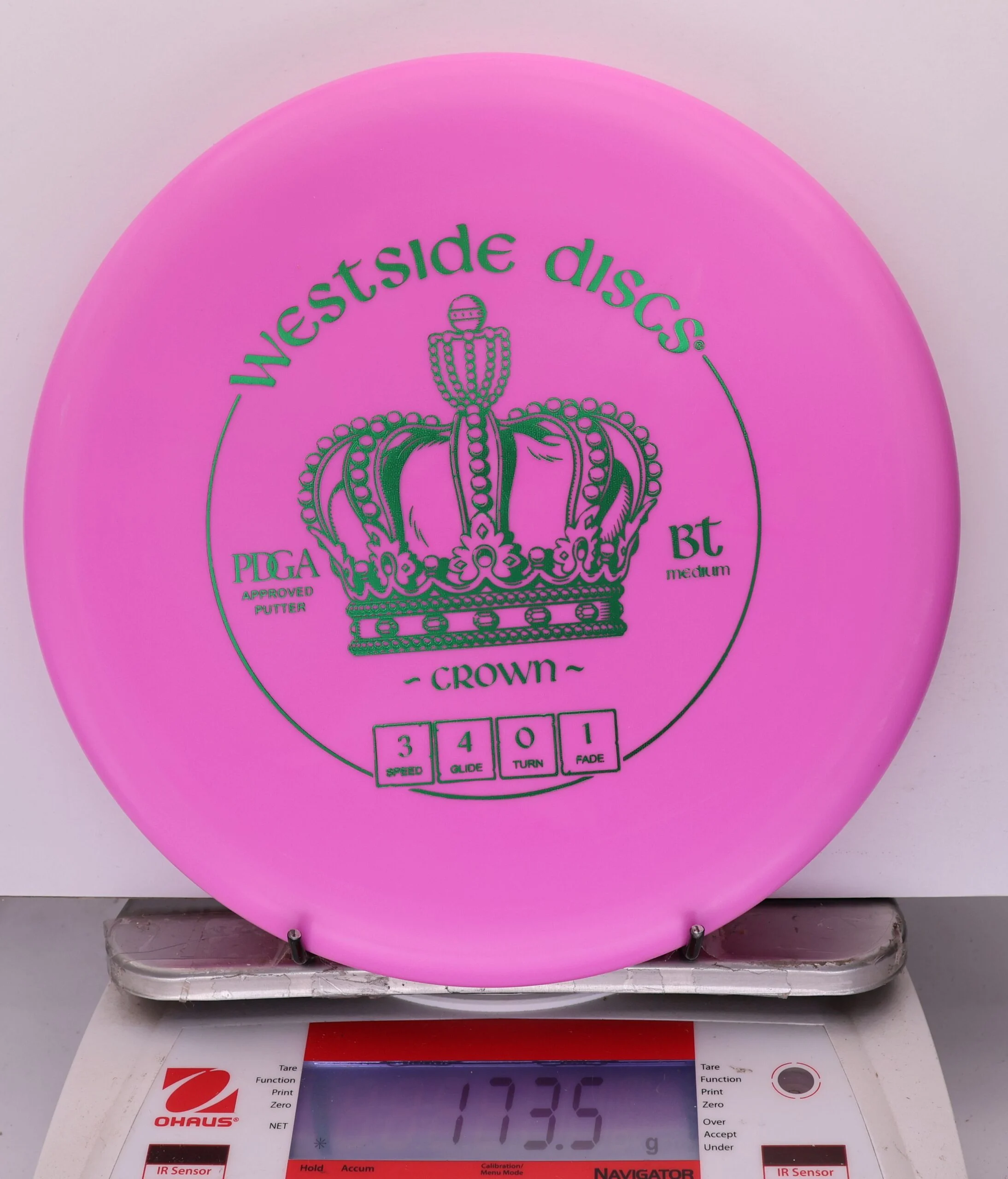 921021 Bt Medium Crown - #205 Pink, 174