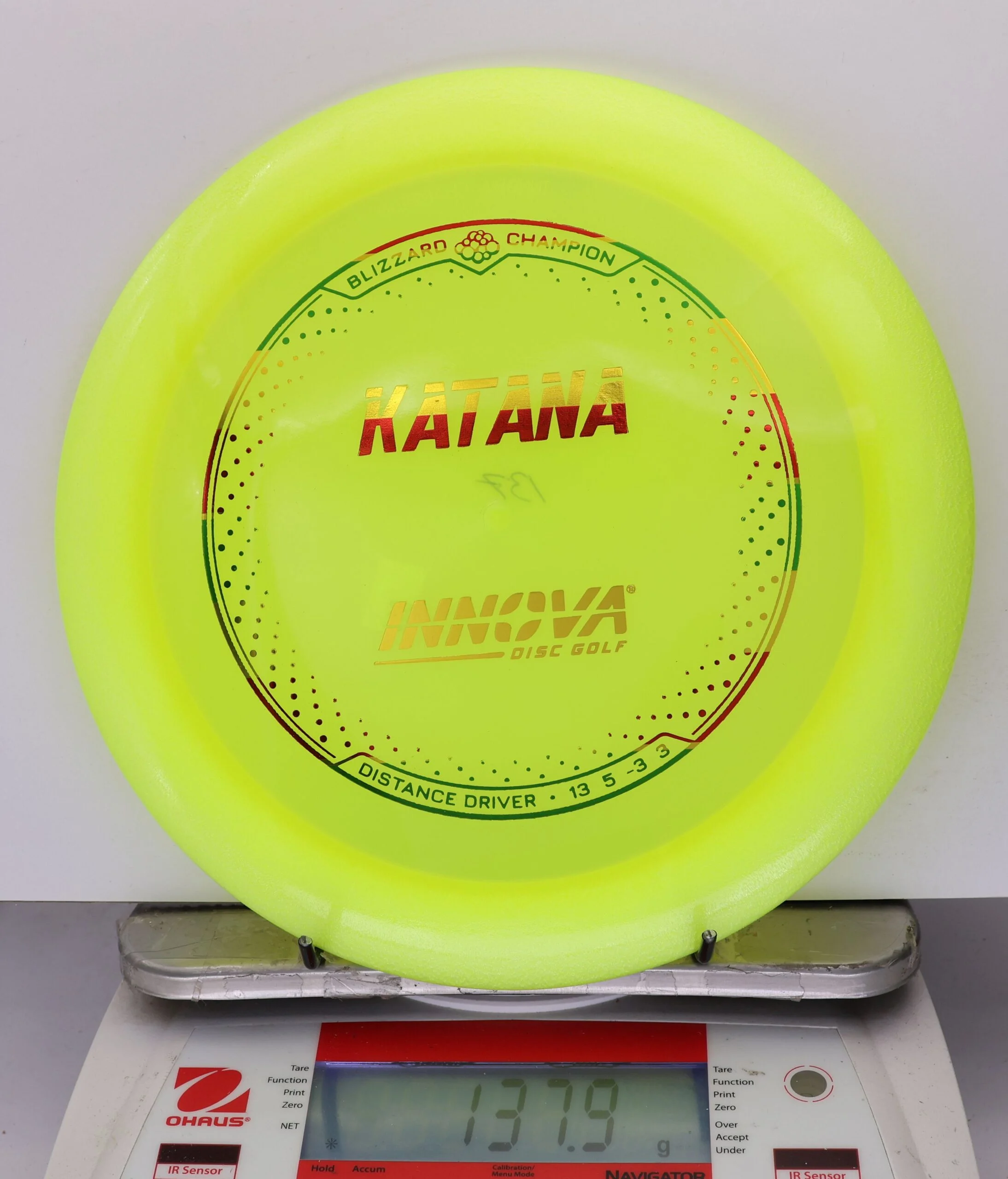 922378 Blizzard Katana - #866 Yellow, 138