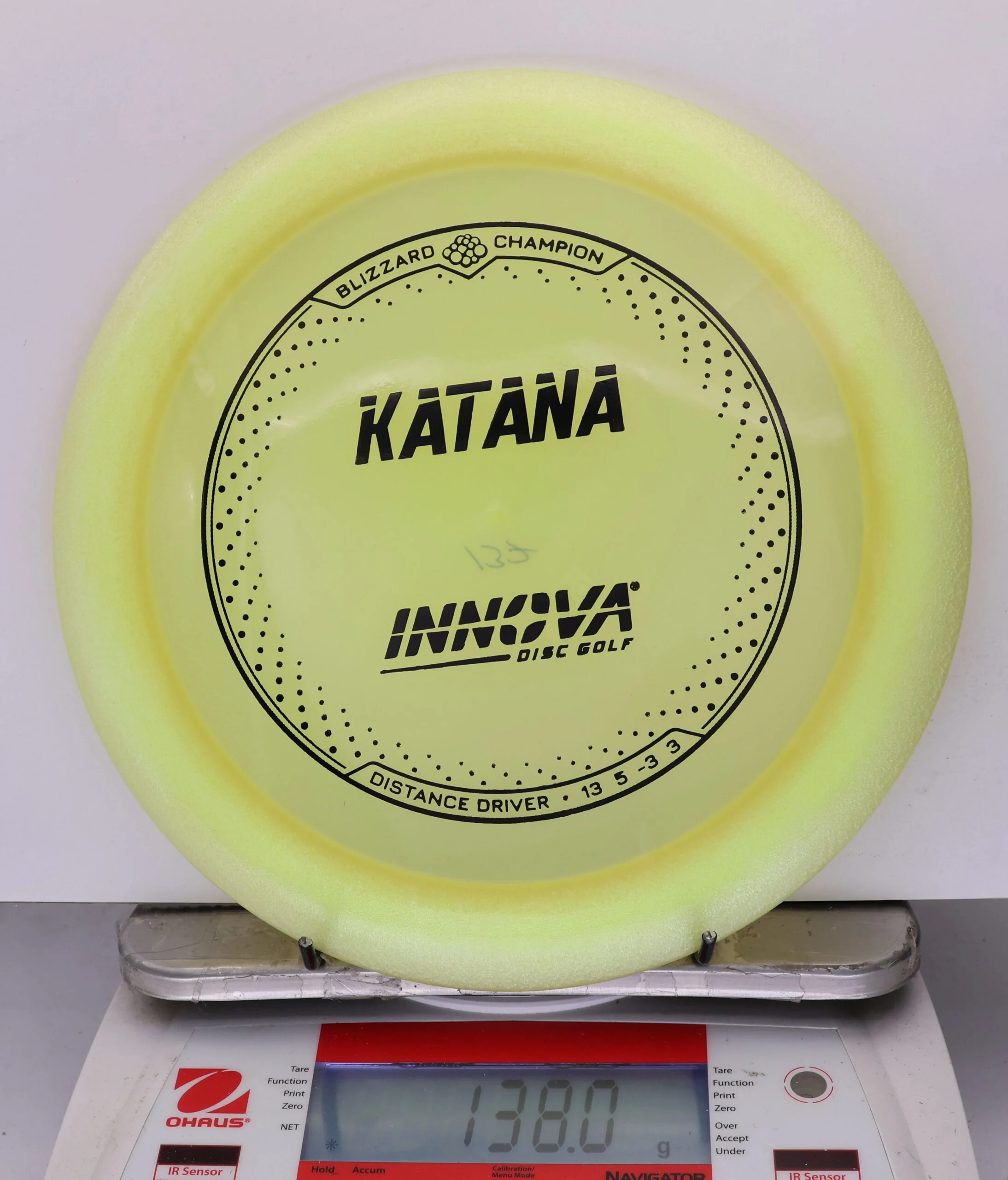 922379 Blizzard Katana - #867 LtYellow, 138