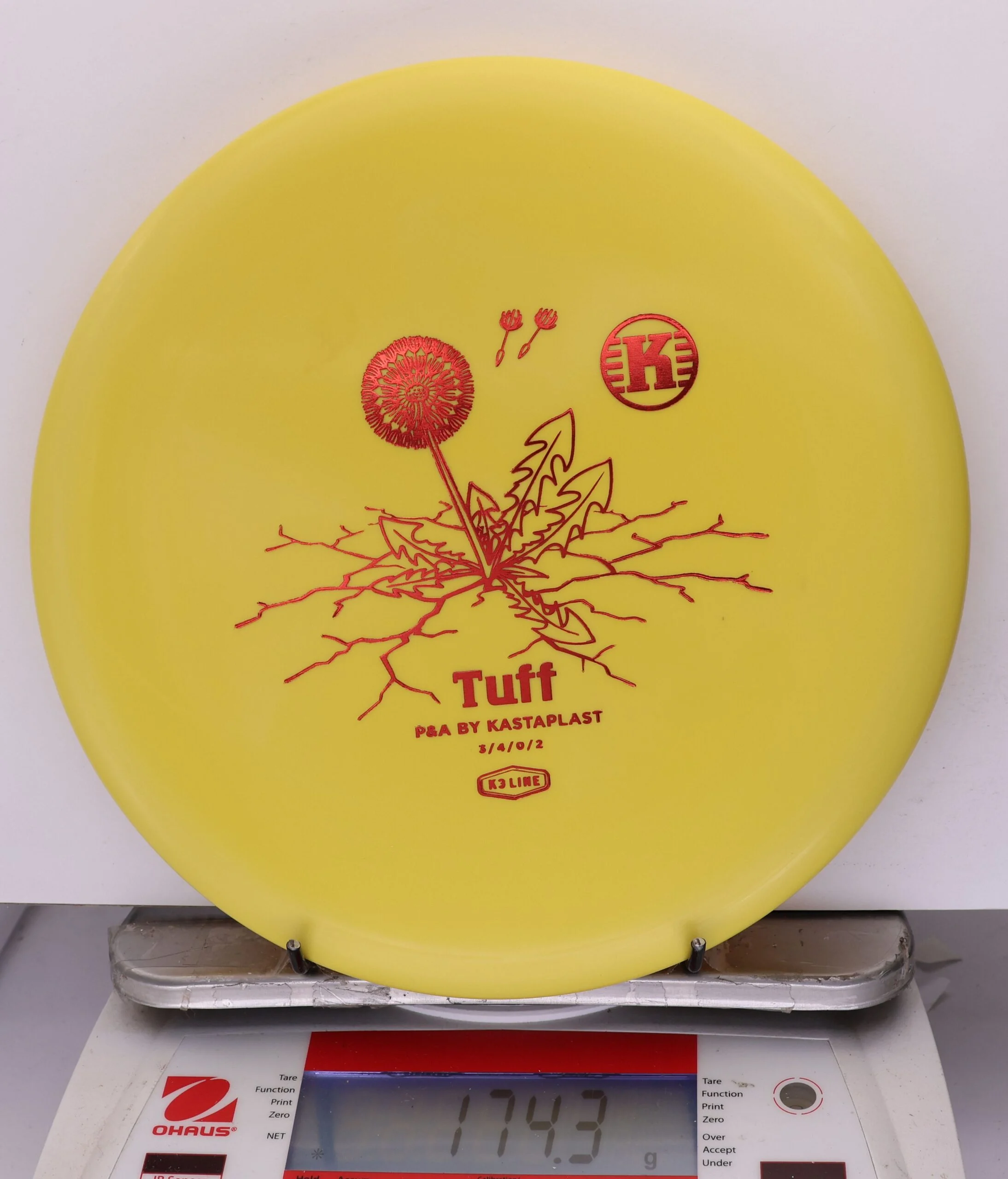 925034 K3 Tuff - #204 Yellow, 174
