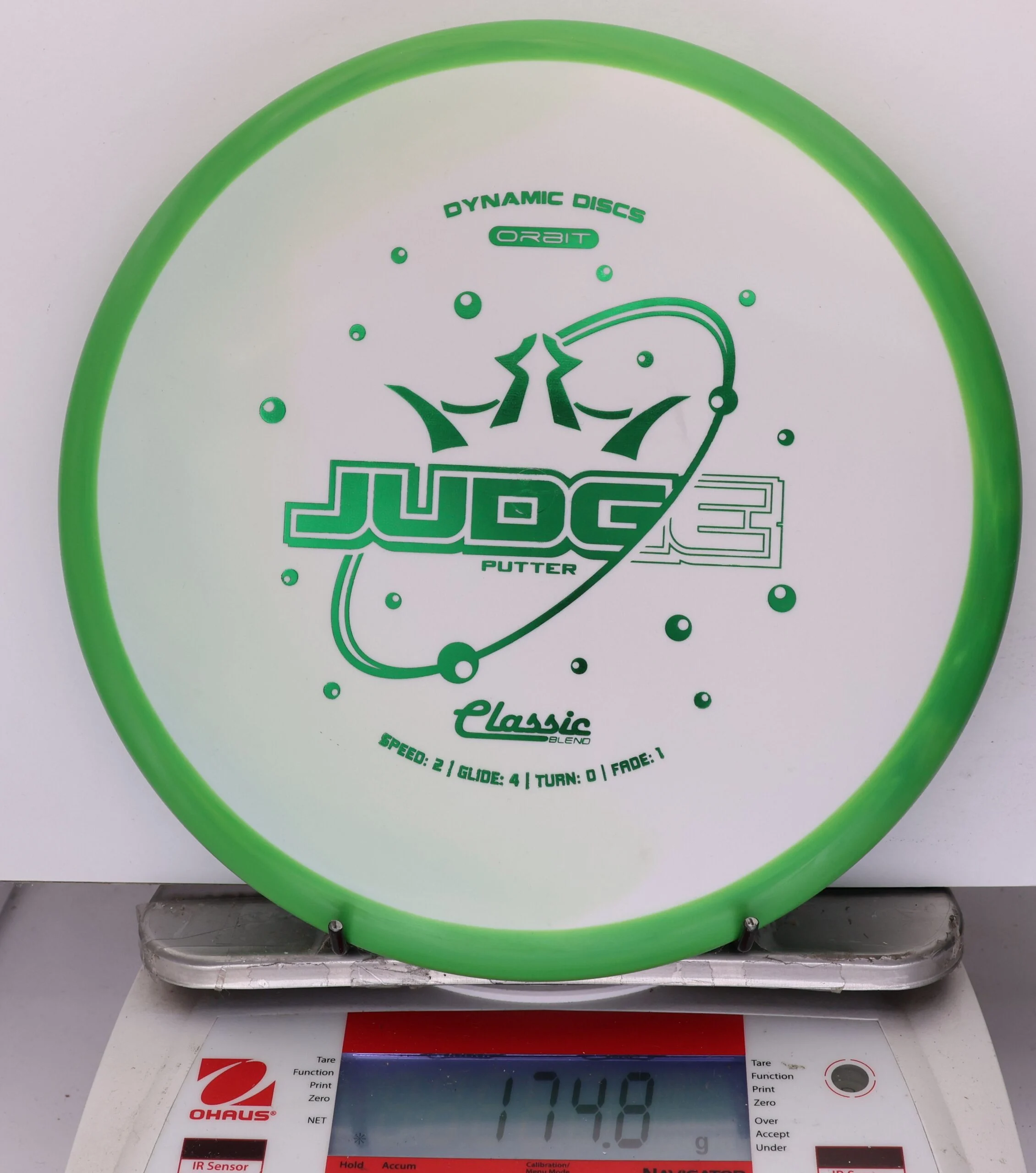 925620 Classic Blend Orbit Judge - #200 Green-White, 175