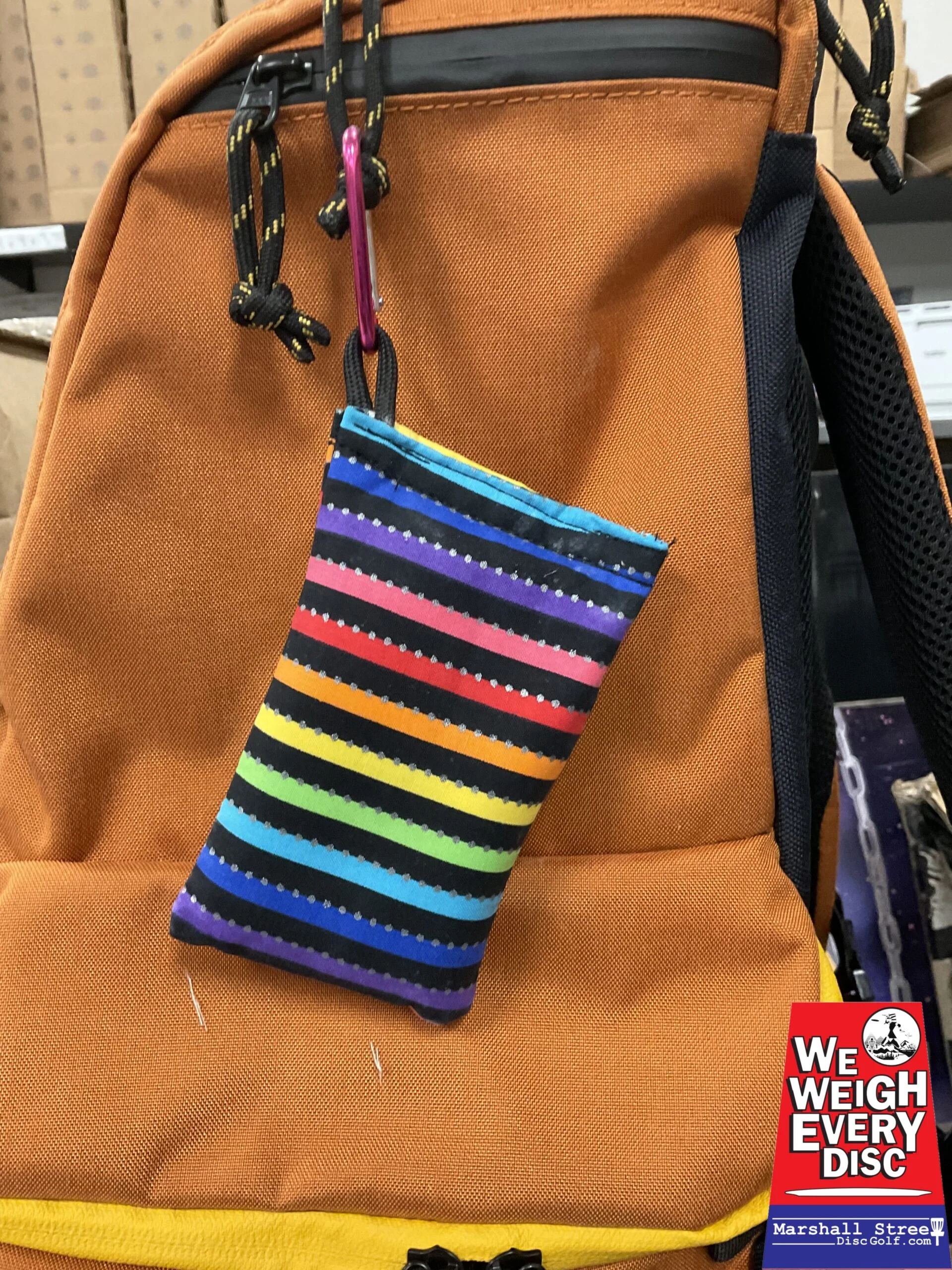 927906 Chalky Bags with Carabiner - Horizontal Rainbow, Chalky
