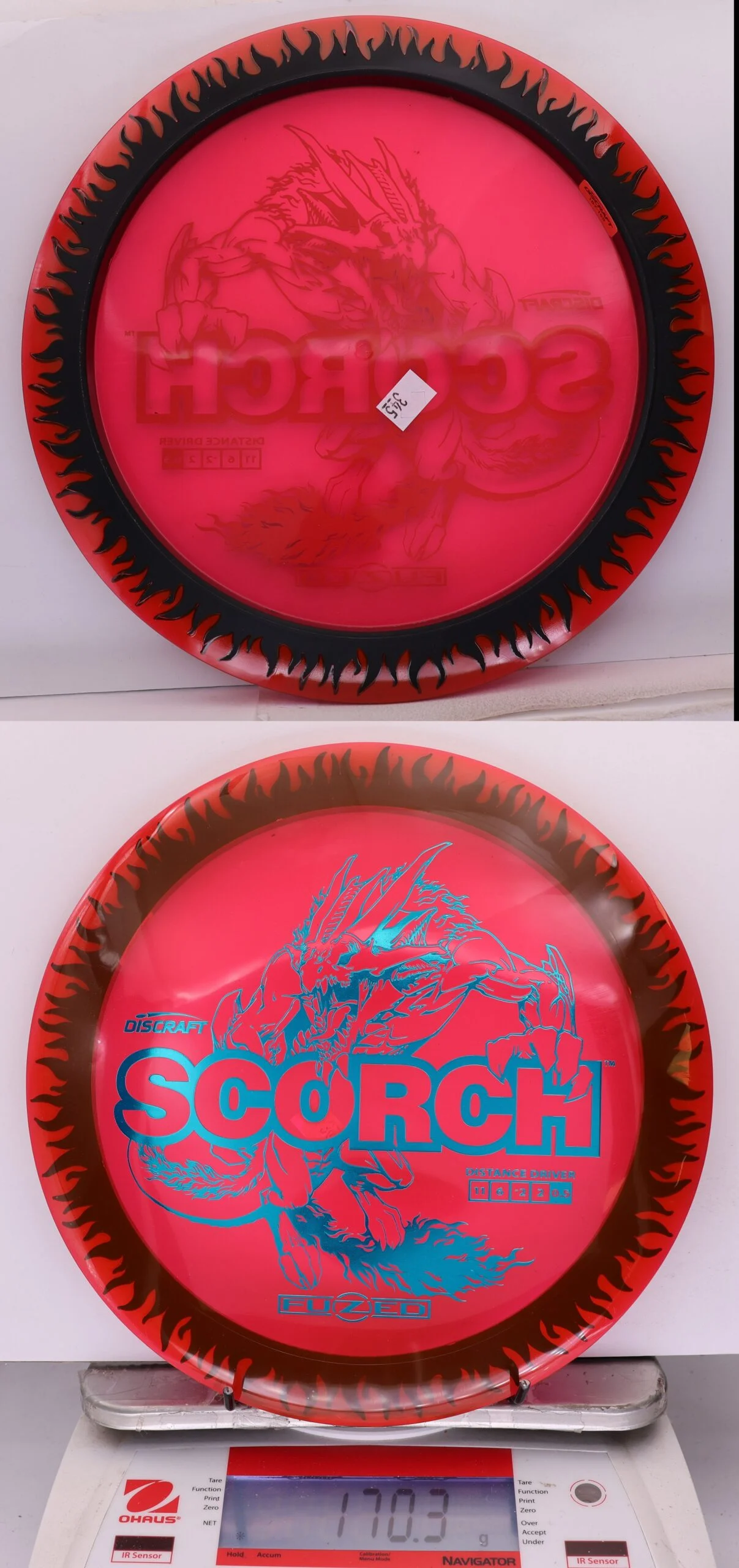 928183 FuZed Line Scorch, Flame - #345 Red-Black, 170