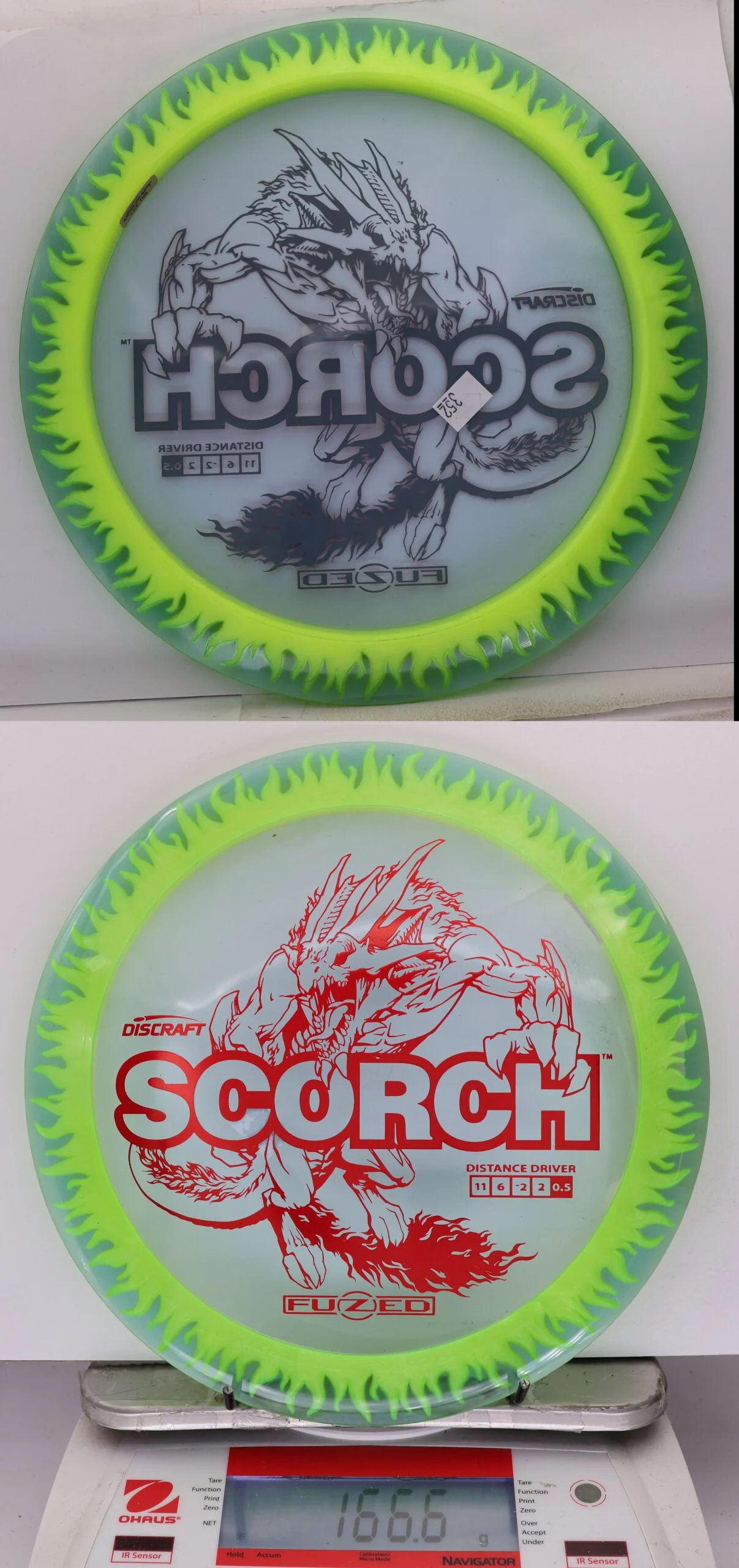928200 FuZed Line Scorch, Flame - #352 LtBlue-NYellow, 167