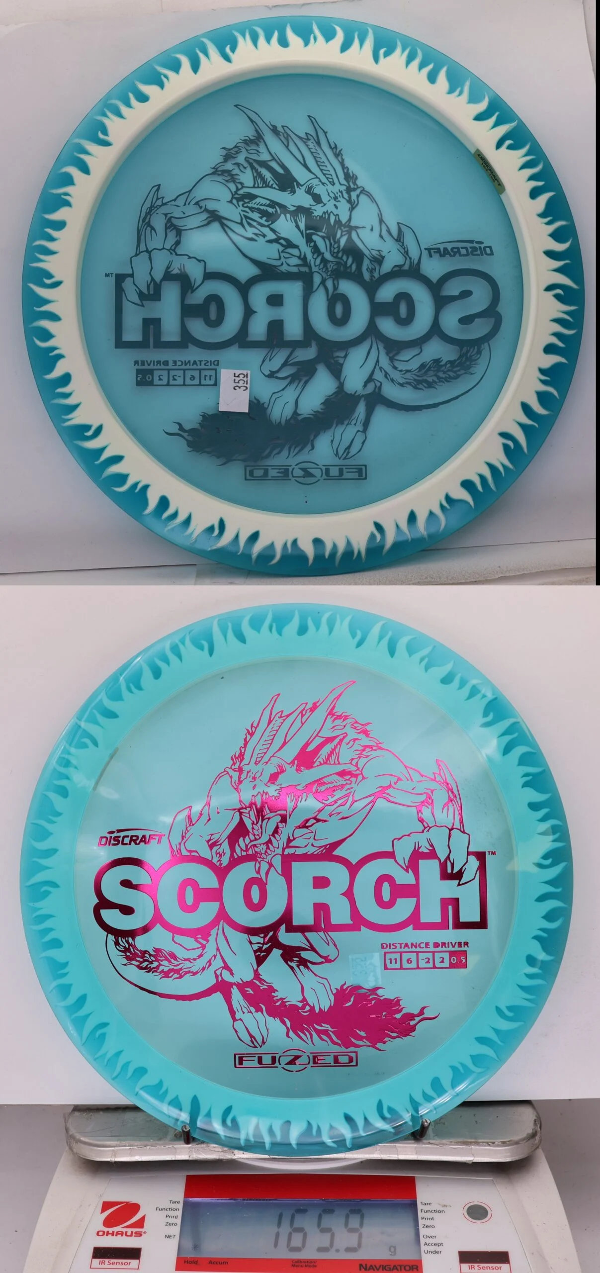 928213 FuZed Line Scorch, Flame - #355 Blue-White, 166