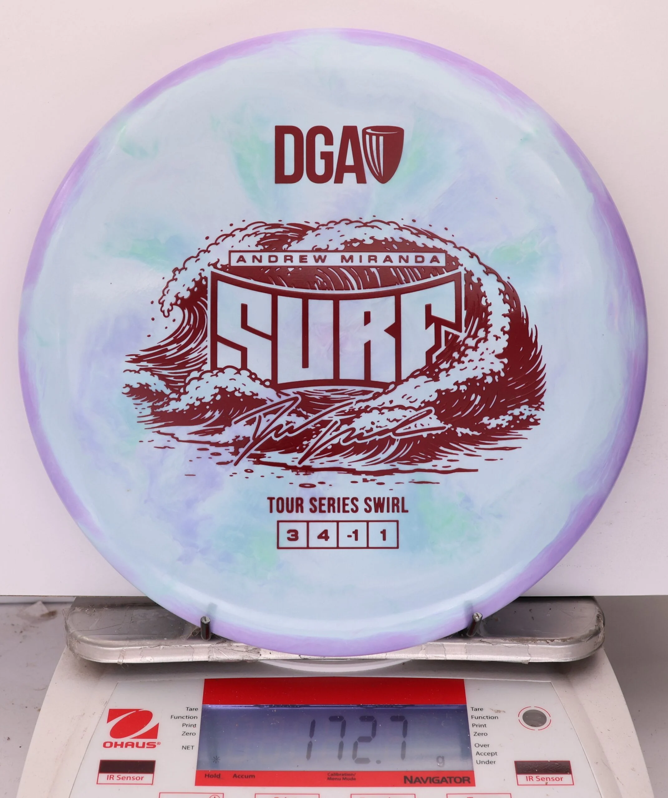 929122 TS Swirl Surf, Andrew Miranda 2026 Tour Series - #290 Purple-LtBlueGreen, 173