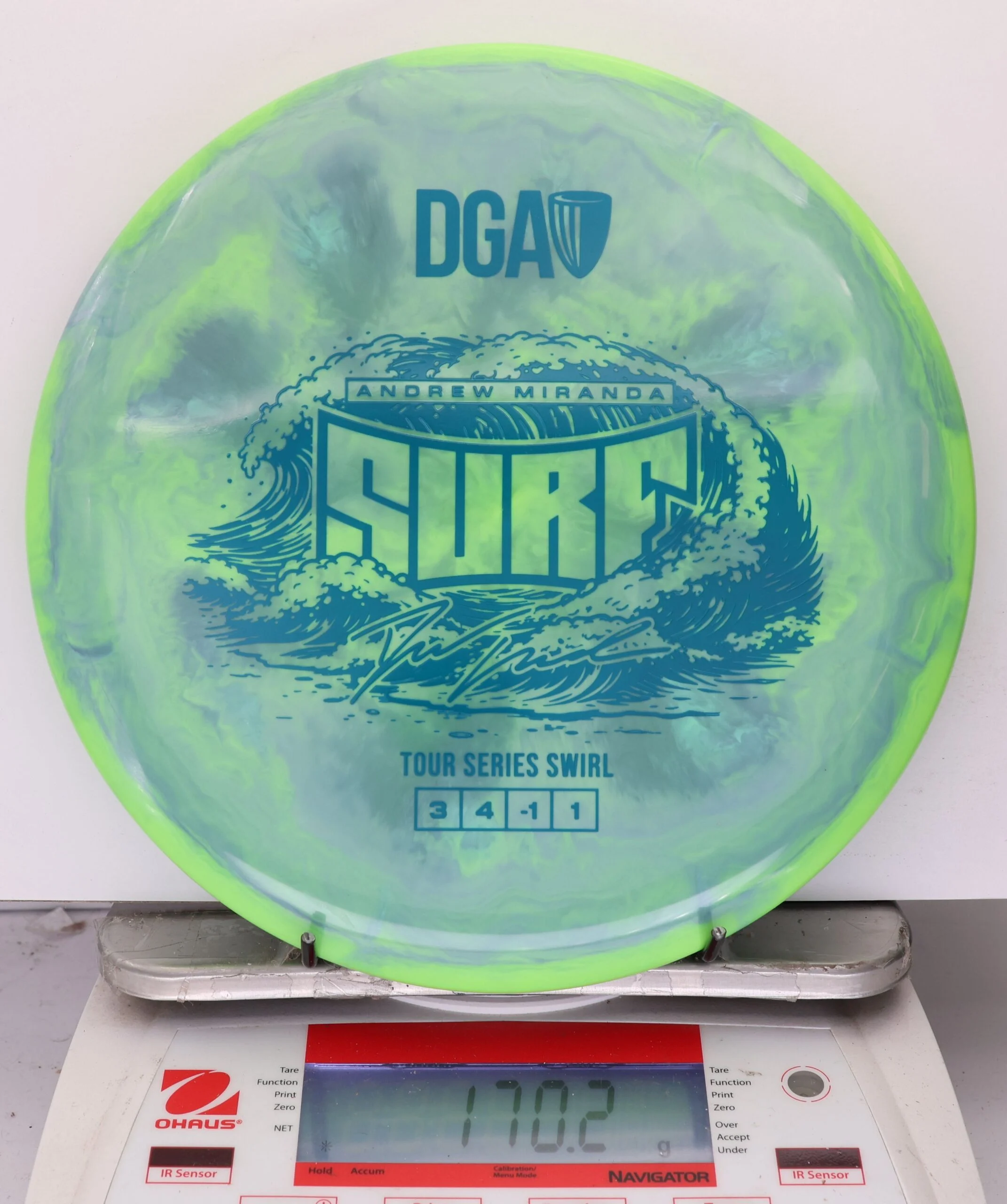 929123 TS Swirl Surf, Andrew Miranda 2026 Tour Series - #291 GreenBlue, 170