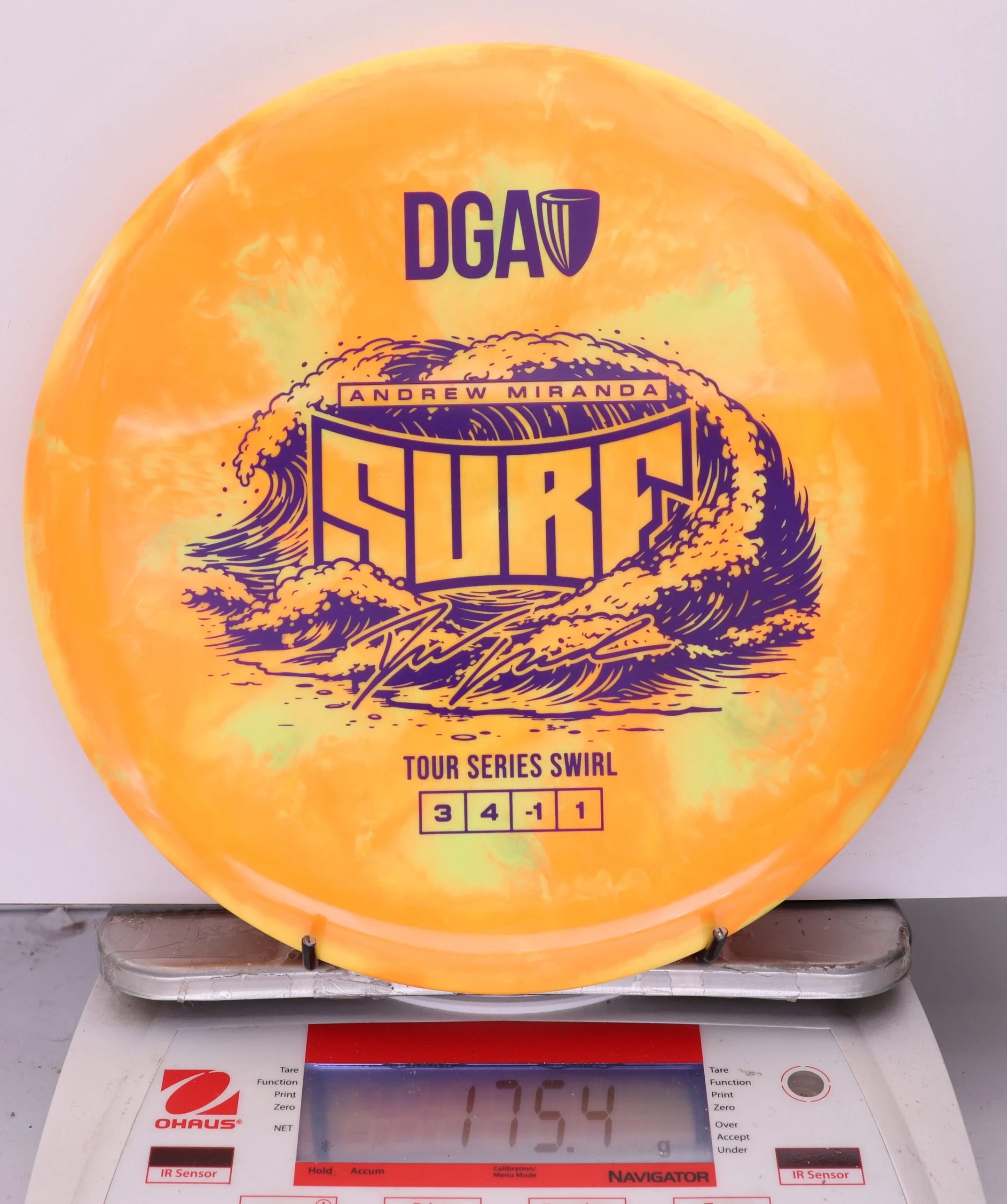 929124 TS Swirl Surf, Andrew Miranda 2026 Tour Series - #292 OrangeYellow, 175