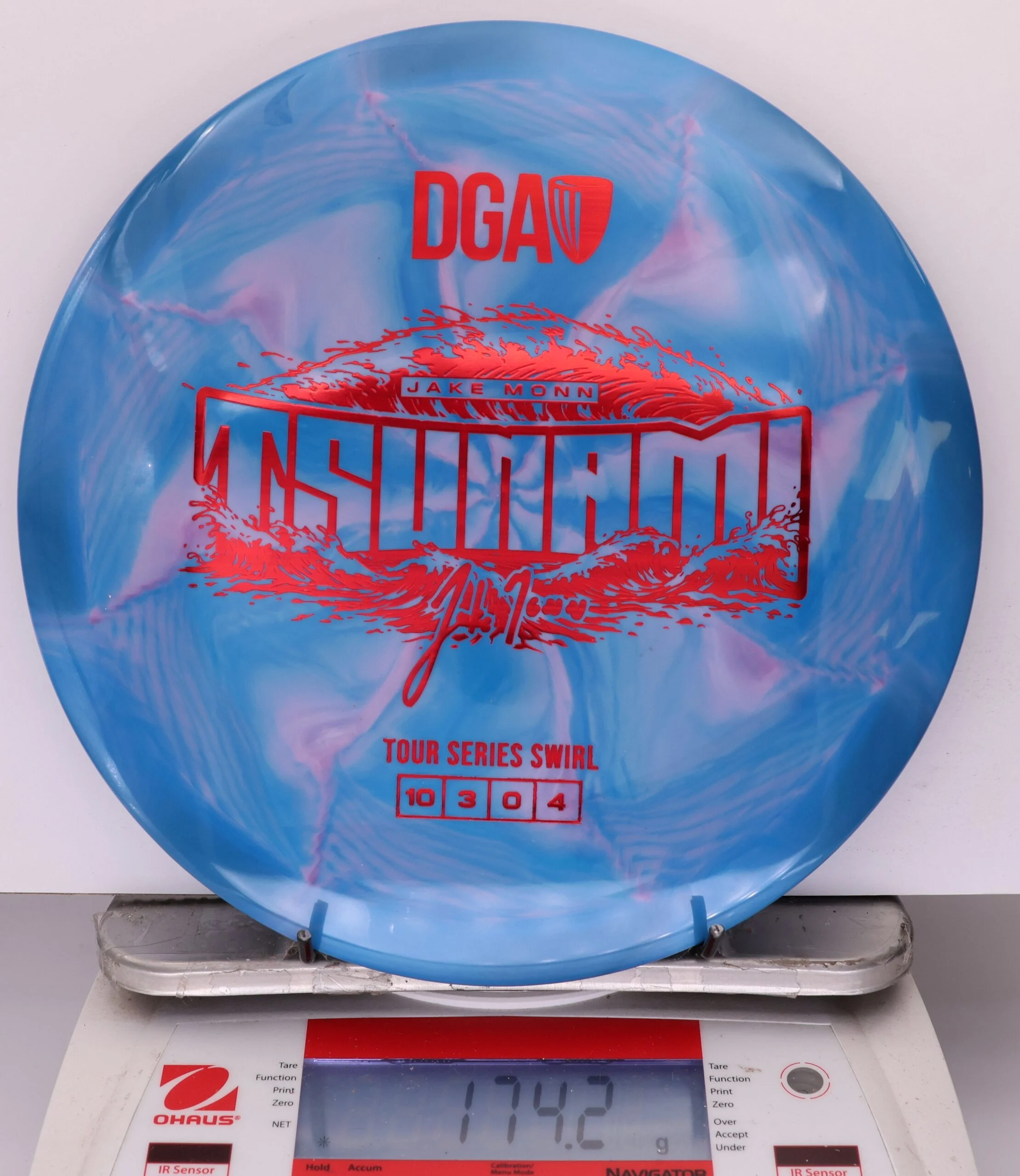 929383 TS Swirl Tsunami, Jake Monn 2026 Tour Series - #293 BluePink, 174