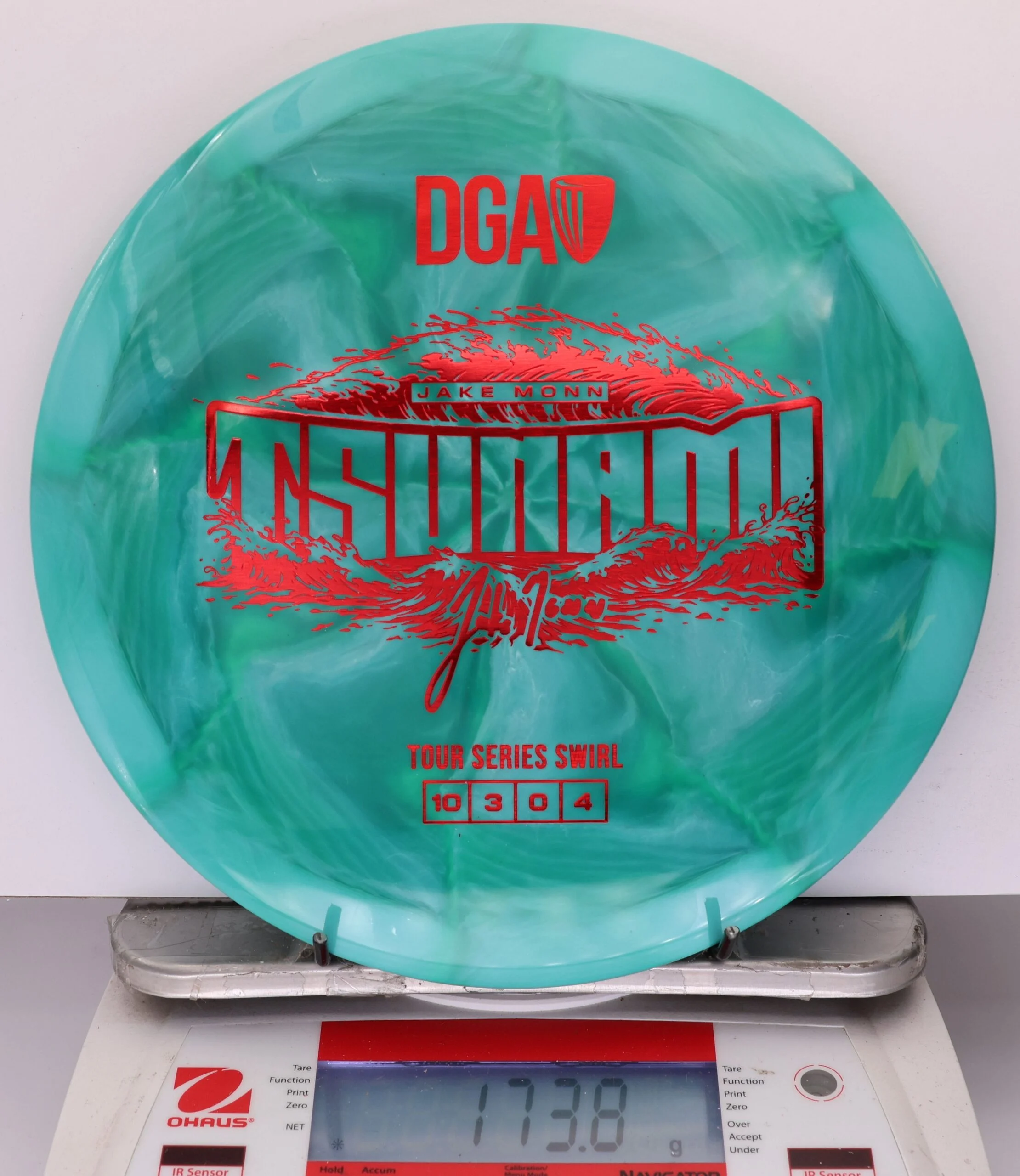 929407 TS Swirl Tsunami, Jake Monn 2026 Tour Series - #298 Teal, 174