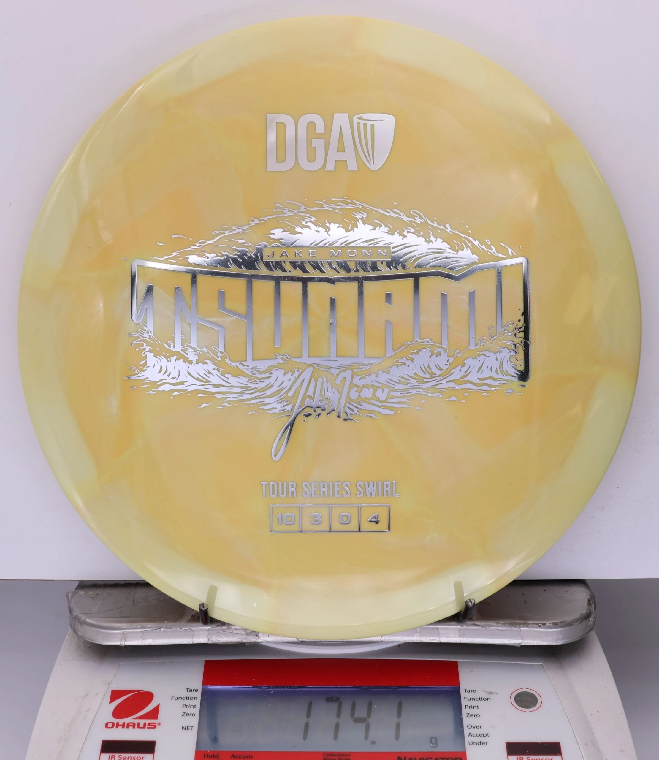 929429 TS Swirl Tsunami, Jake Monn 2026 Tour Series - #301 Yellow, 174
