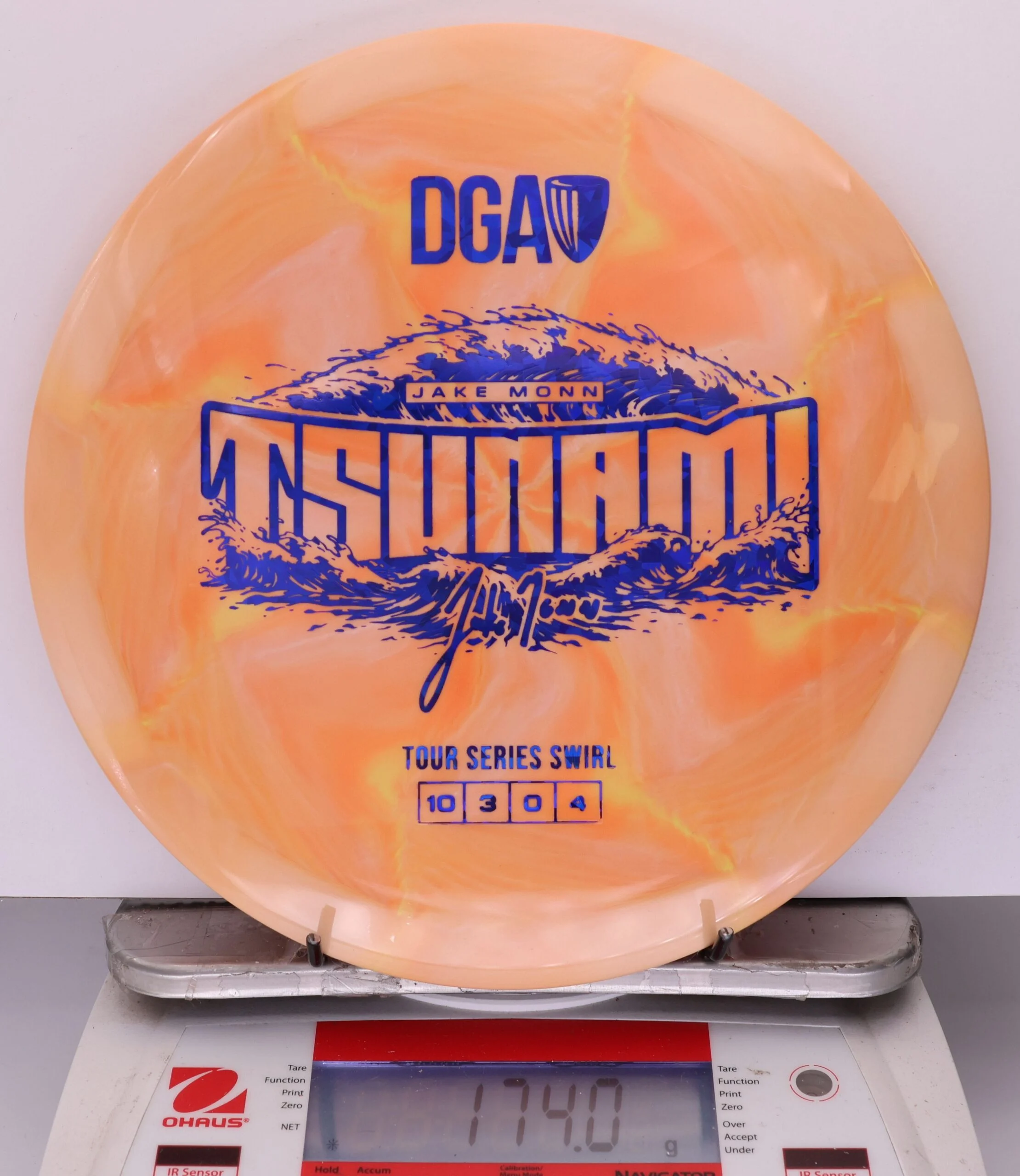 929431 TS Swirl Tsunami, Jake Monn 2026 Tour Series - #303 Orange, 174