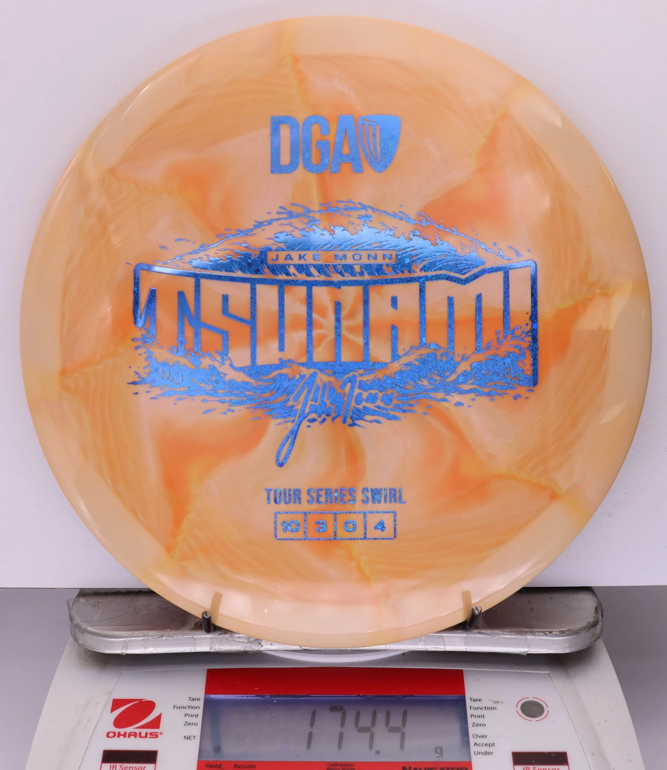 929432 TS Swirl Tsunami, Jake Monn 2026 Tour Series - #304 Orange, 174