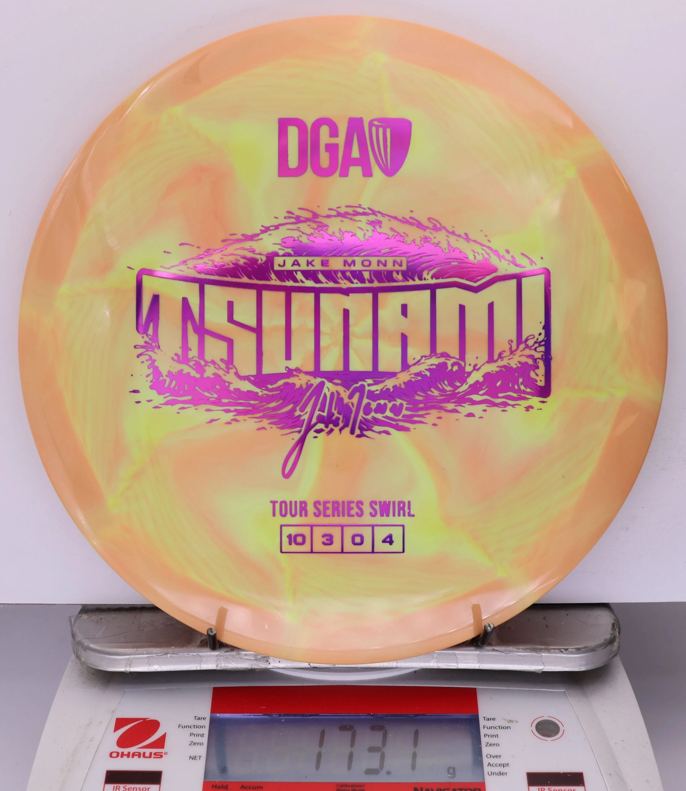 929433 TS Swirl Tsunami, Jake Monn 2026 Tour Series - #305 OrangeYellow, 173
