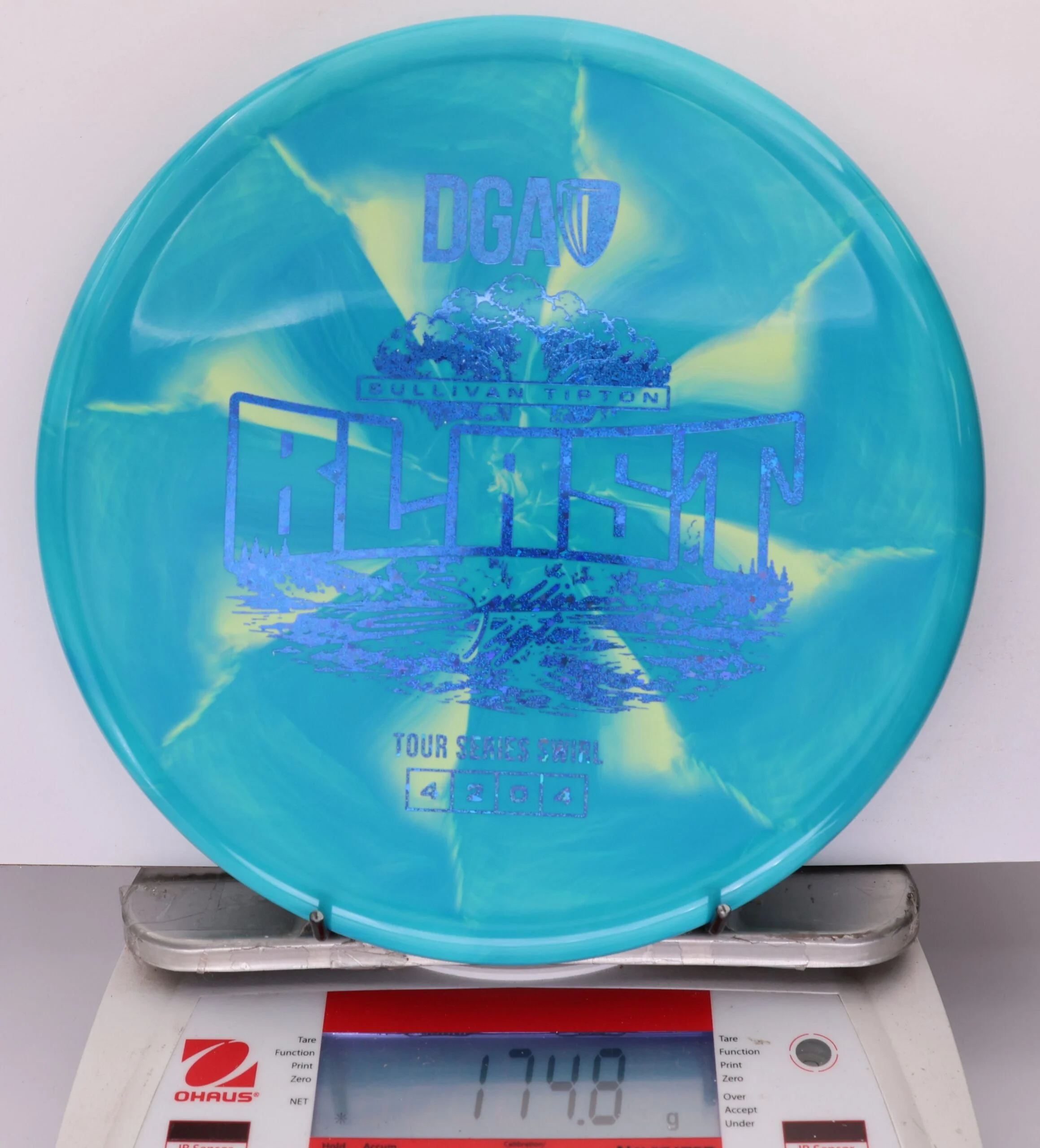 929504 TS Swirl Blast, Sullivan Tipton 2026 Tour Series - #296 BlueYellow, 175