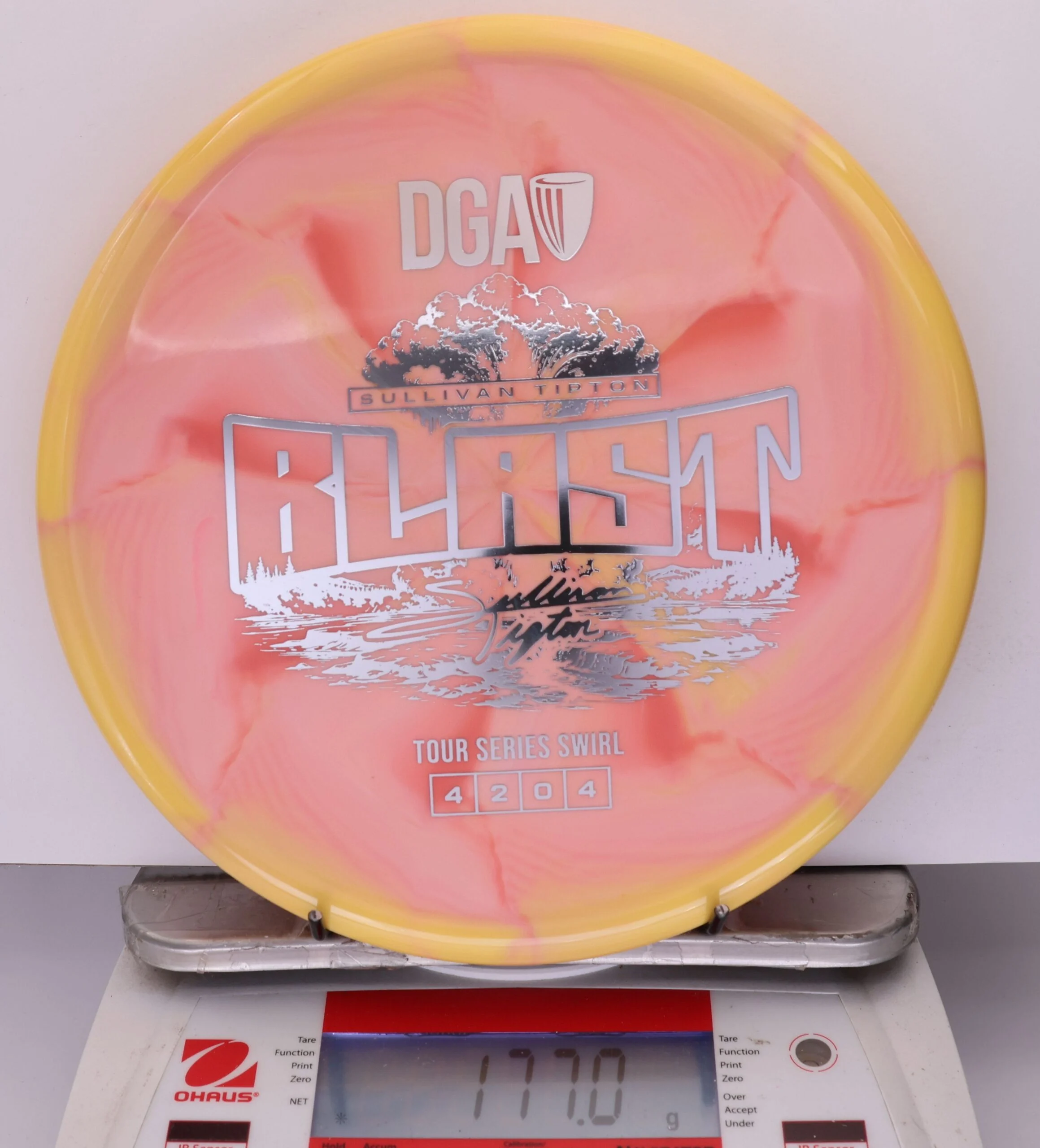 929526 TS Swirl Blast, Sullivan Tipton 2026 Tour Series - #300 YellowPinkOrange, 177