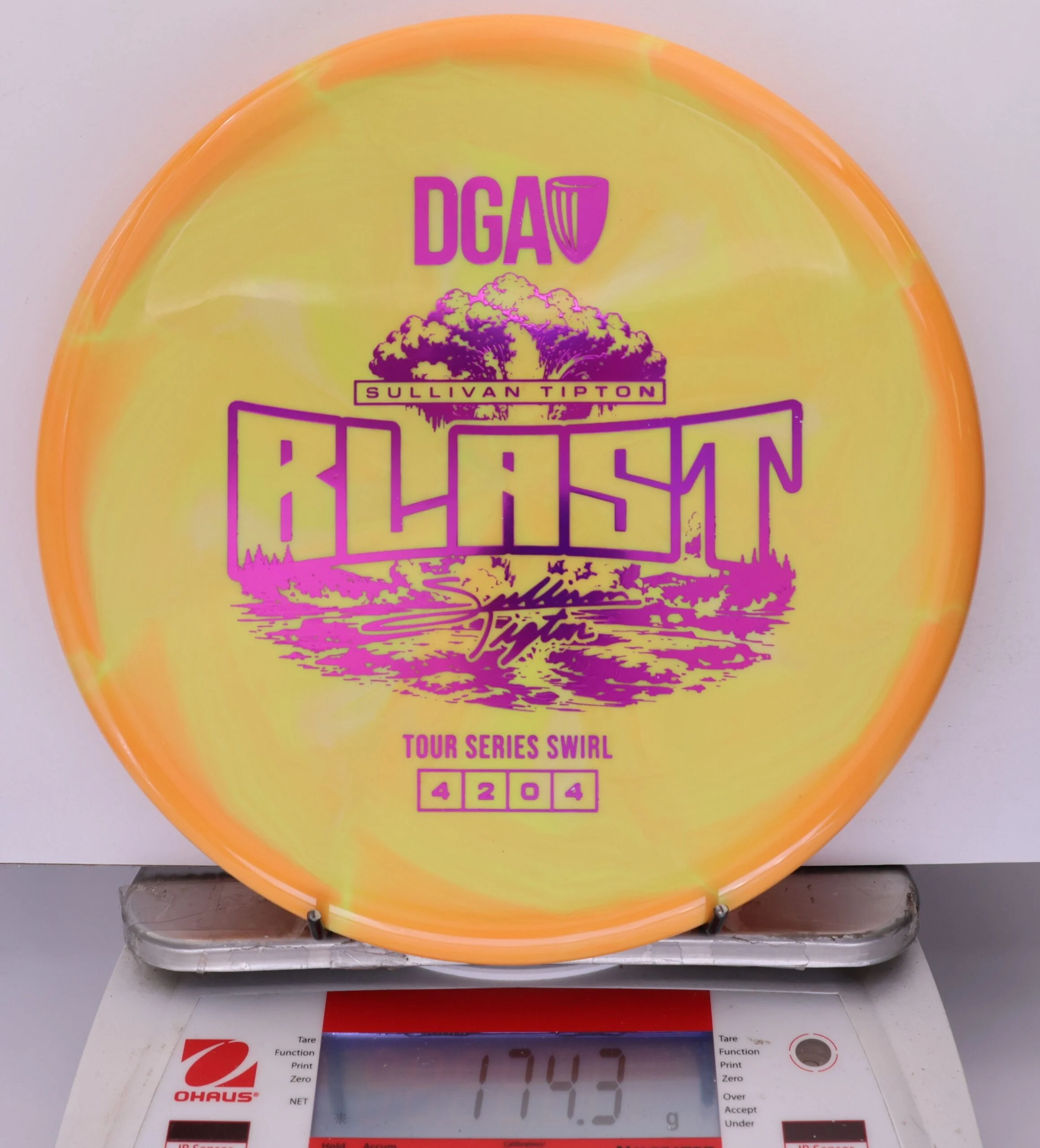 929546 TS Swirl Blast, Sullivan Tipton 2026 Tour Series - #302 OrangeYellow, 174