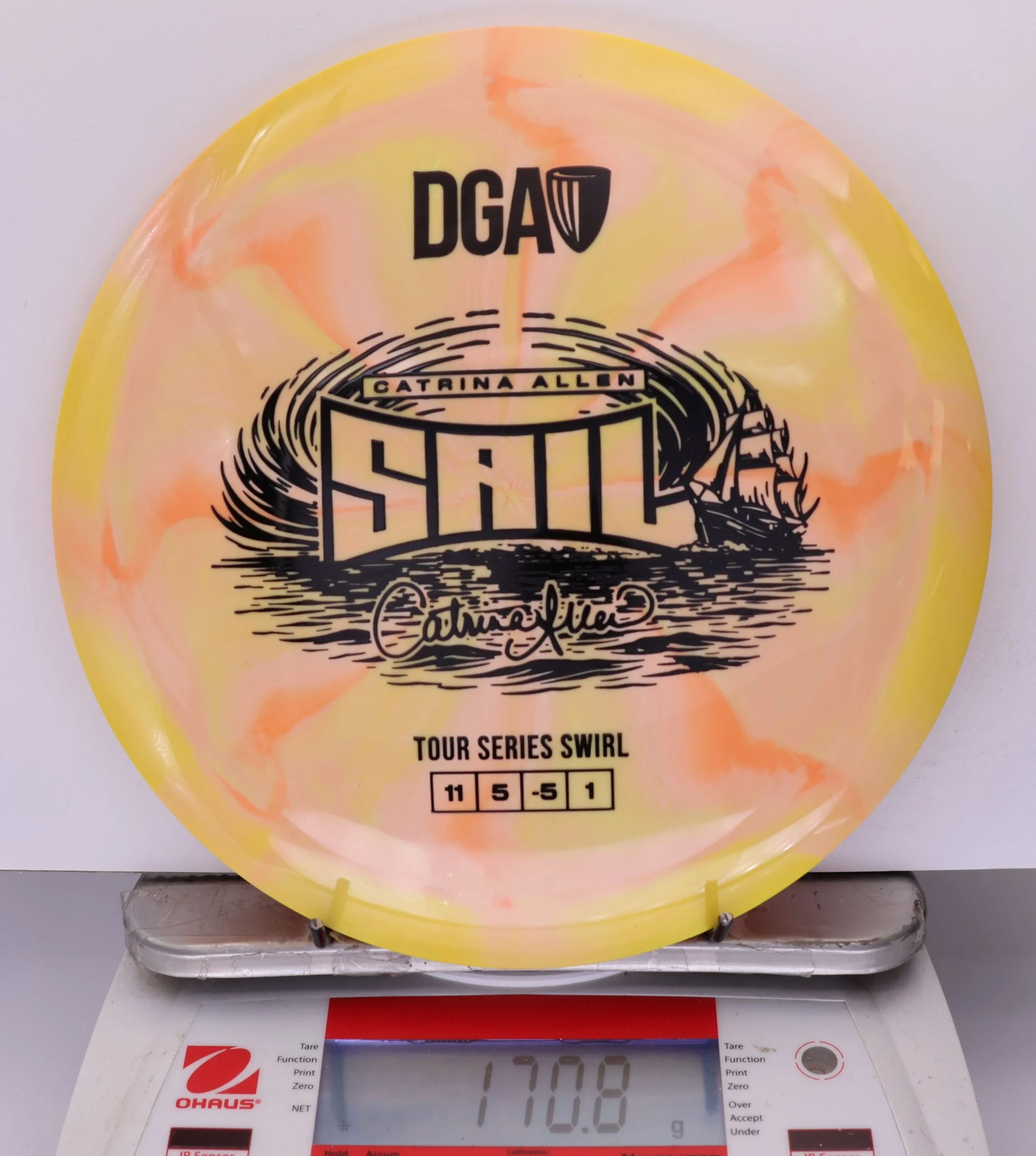 929653 TS Swirl Sail, Catrina Allen 2026 Tour Series - #299 YellowOrange, 171