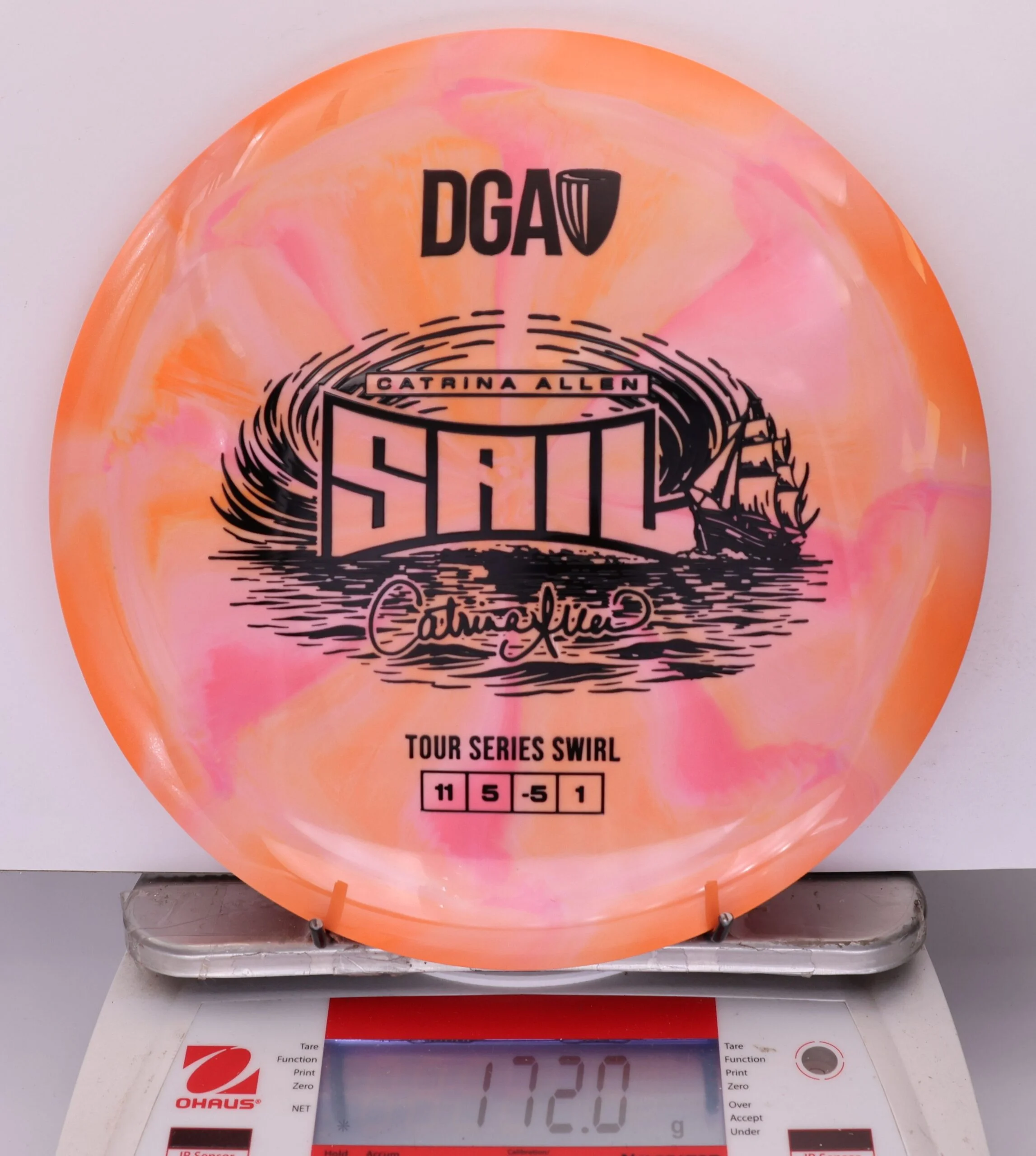 929654 TS Swirl Sail, Catrina Allen 2026 Tour Series - #300 OrangePink, 172