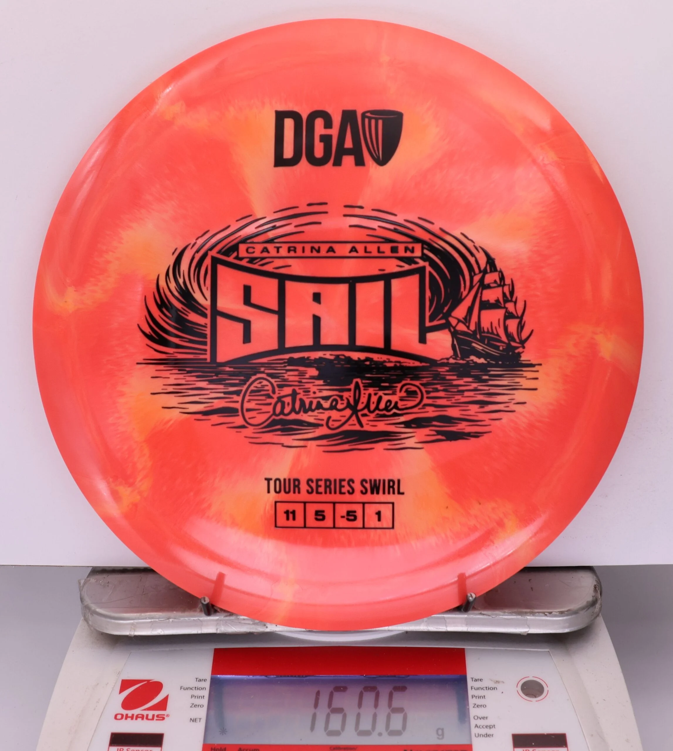 929680 TS Swirl Sail, Catrina Allen 2026 Tour Series - #302 RedOrange, 161