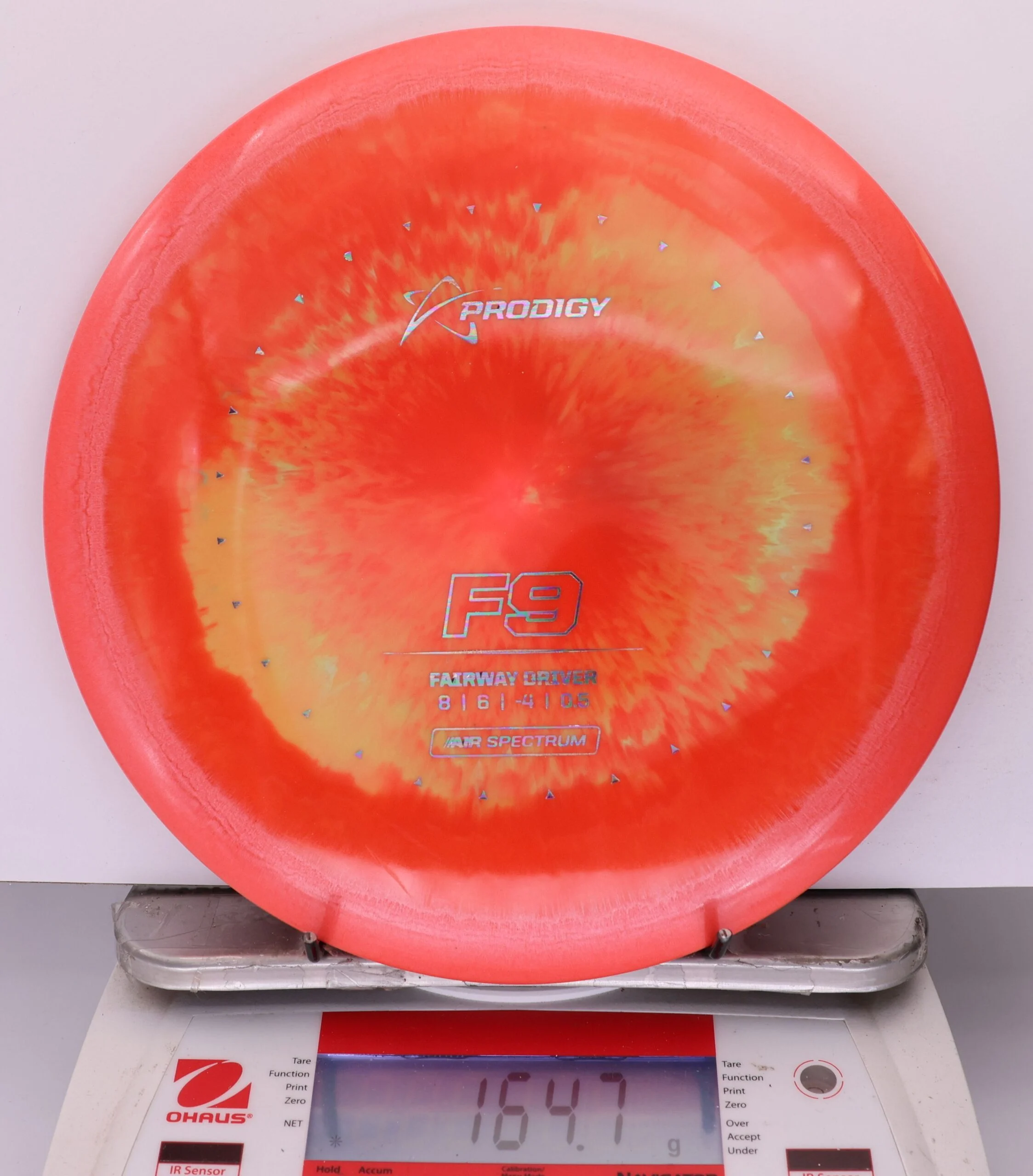 930133 Prodigy F9, Air Spectrum - #608 RedOrangeYellow, 165