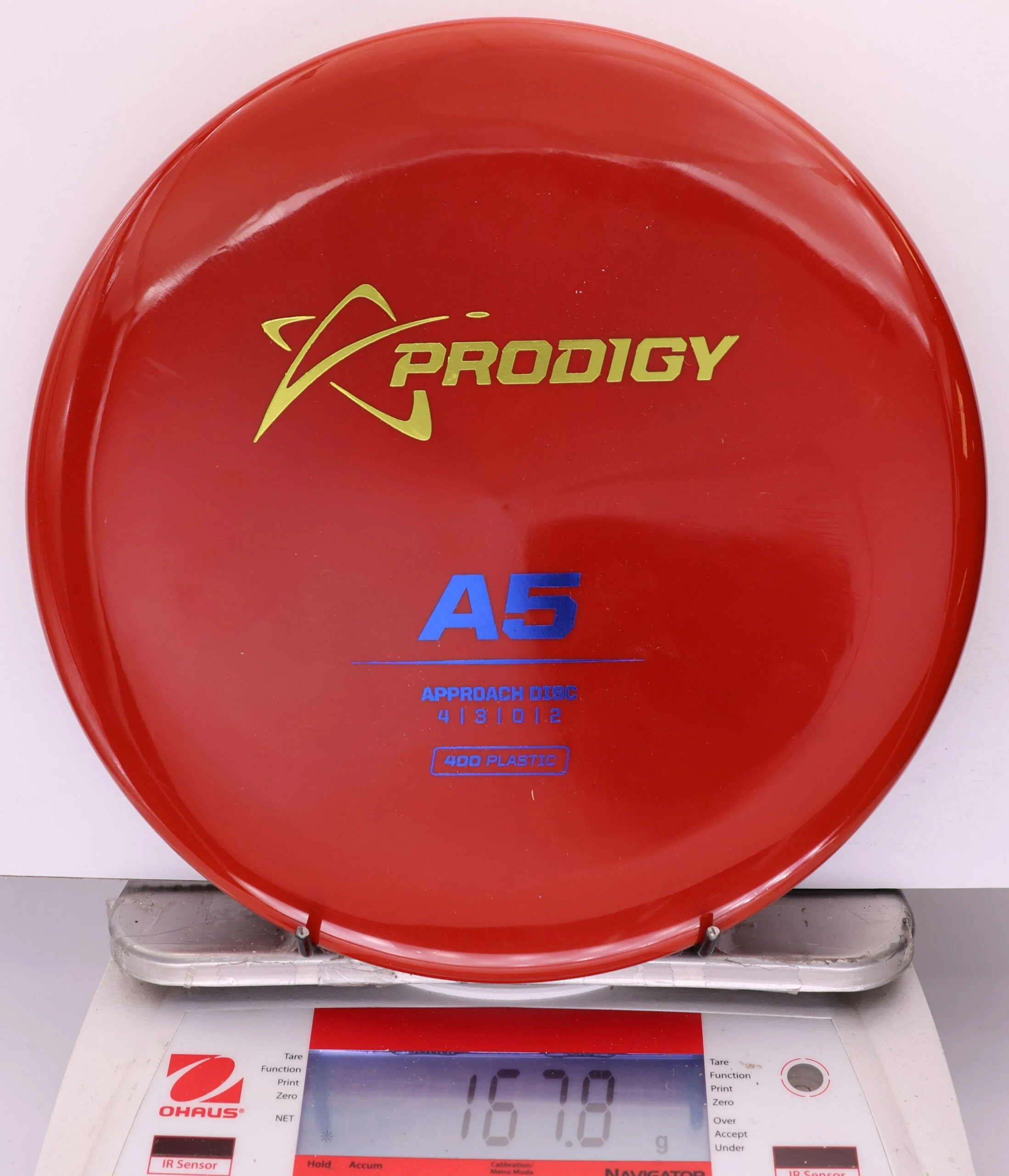 930541 Prodigy A5, 400 - #589 Red, 168
