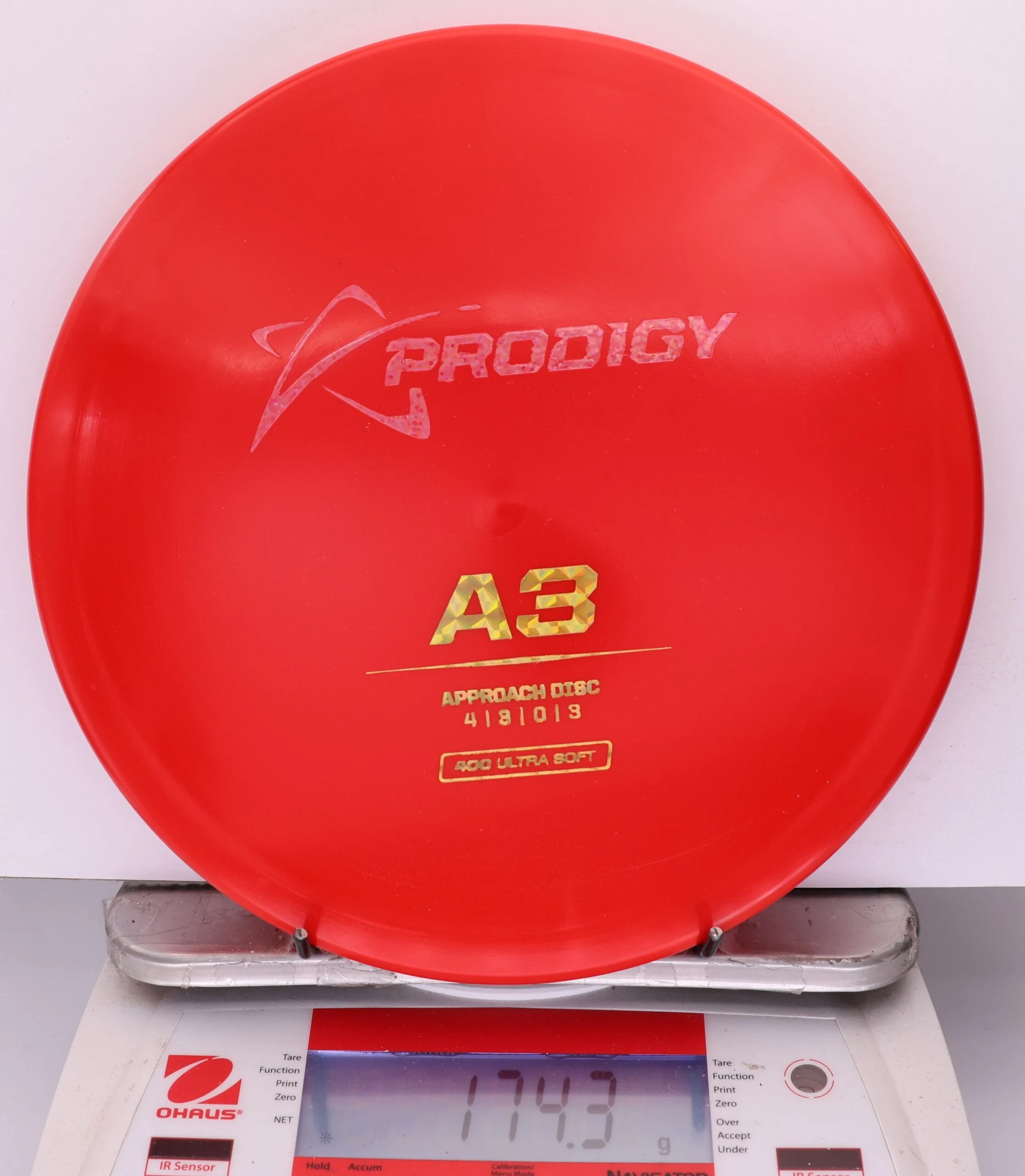930619 Prodigy A3, 400 Ultra Soft - #590 Red, 174