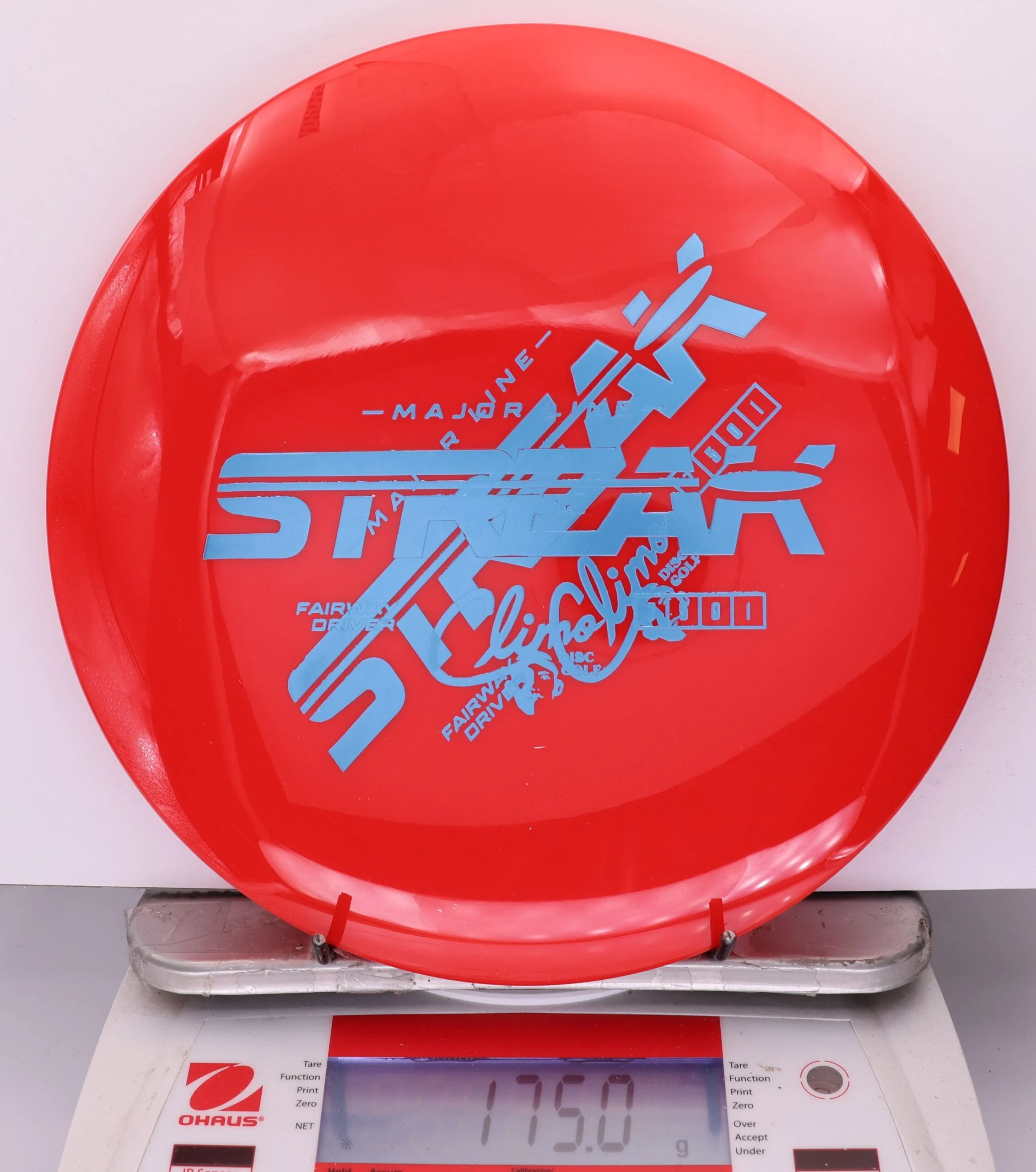 933183 X-Out Major Line Streak - #13 Red, 175