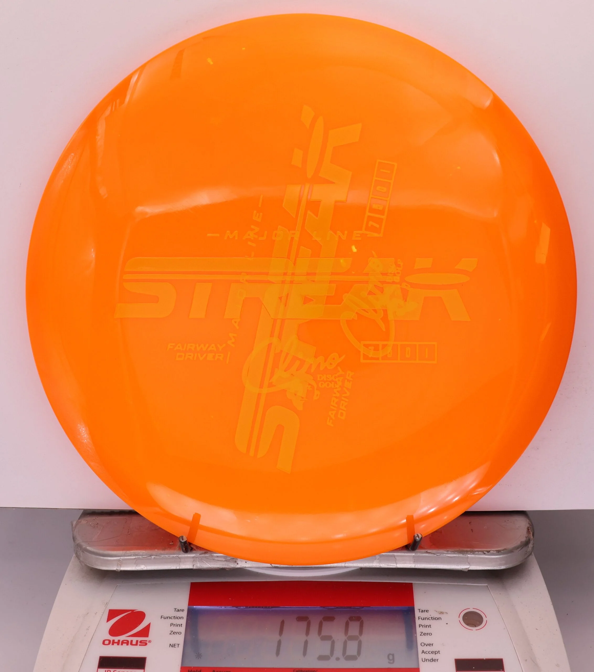 933186 X-Out Major Line Streak - #16 Orange, 176