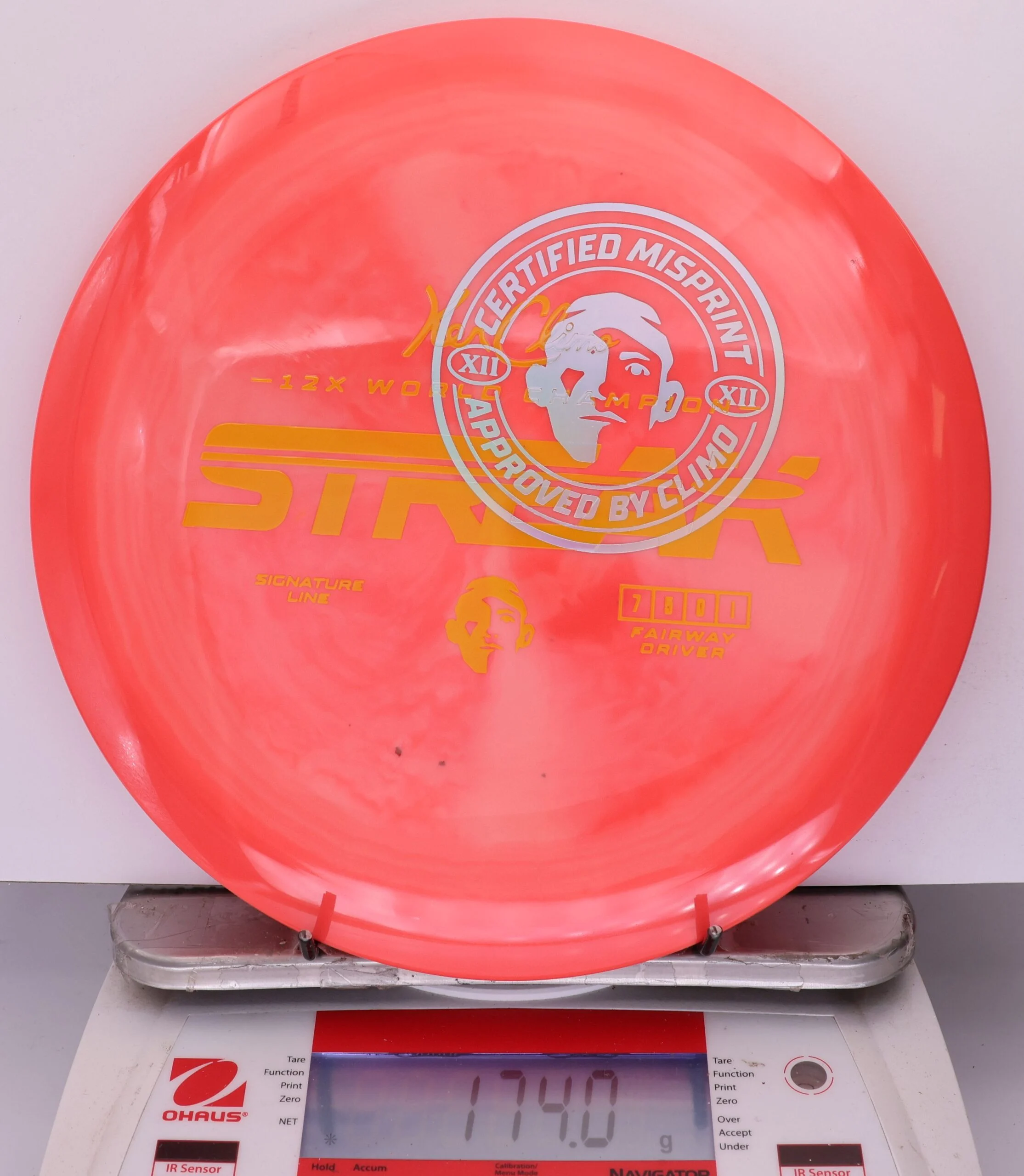 933277 X-Out Signature Line Streak - #01 RedOrange, 174