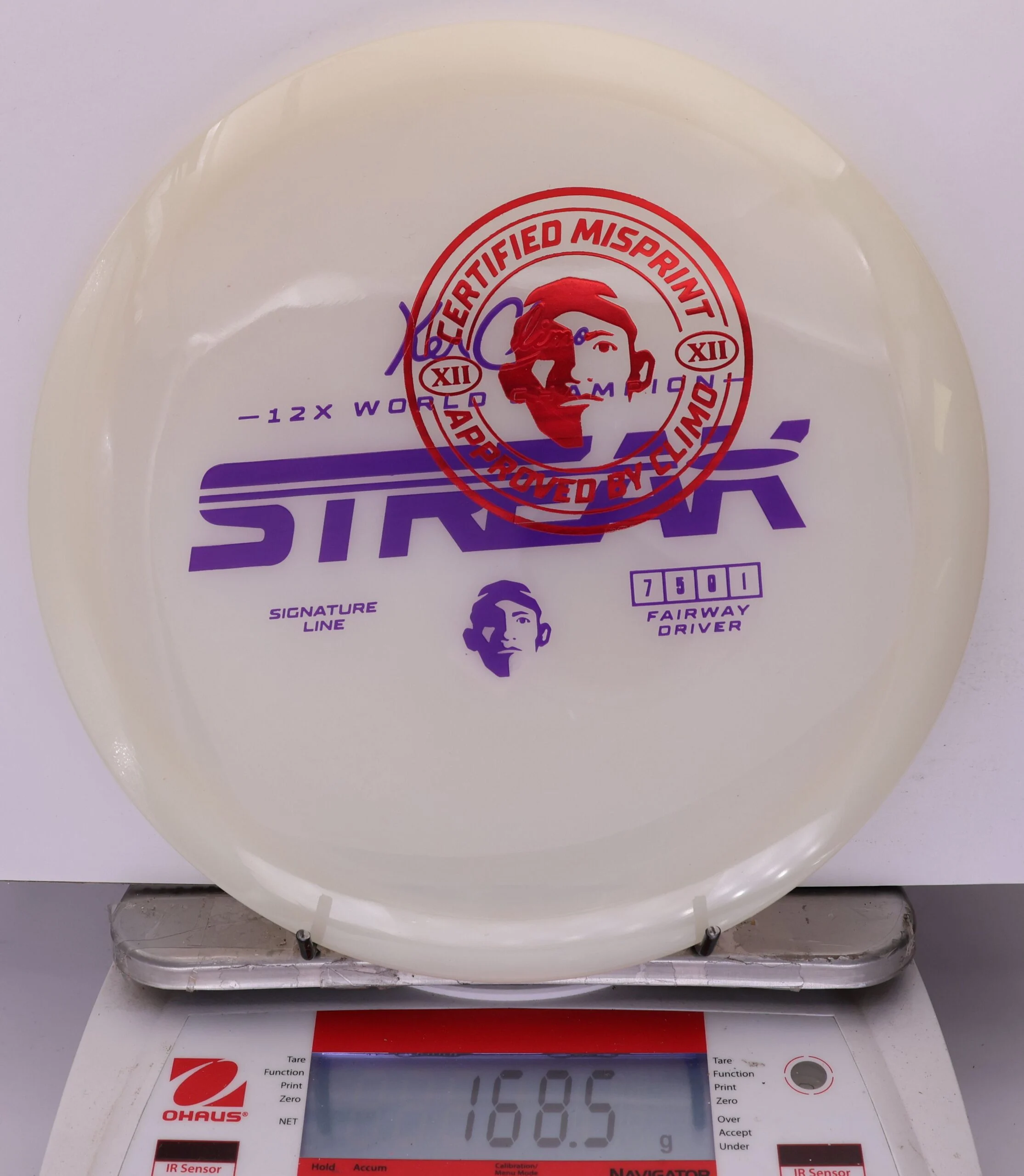 933310 X-Out Signature Line Streak - #06 White, 169