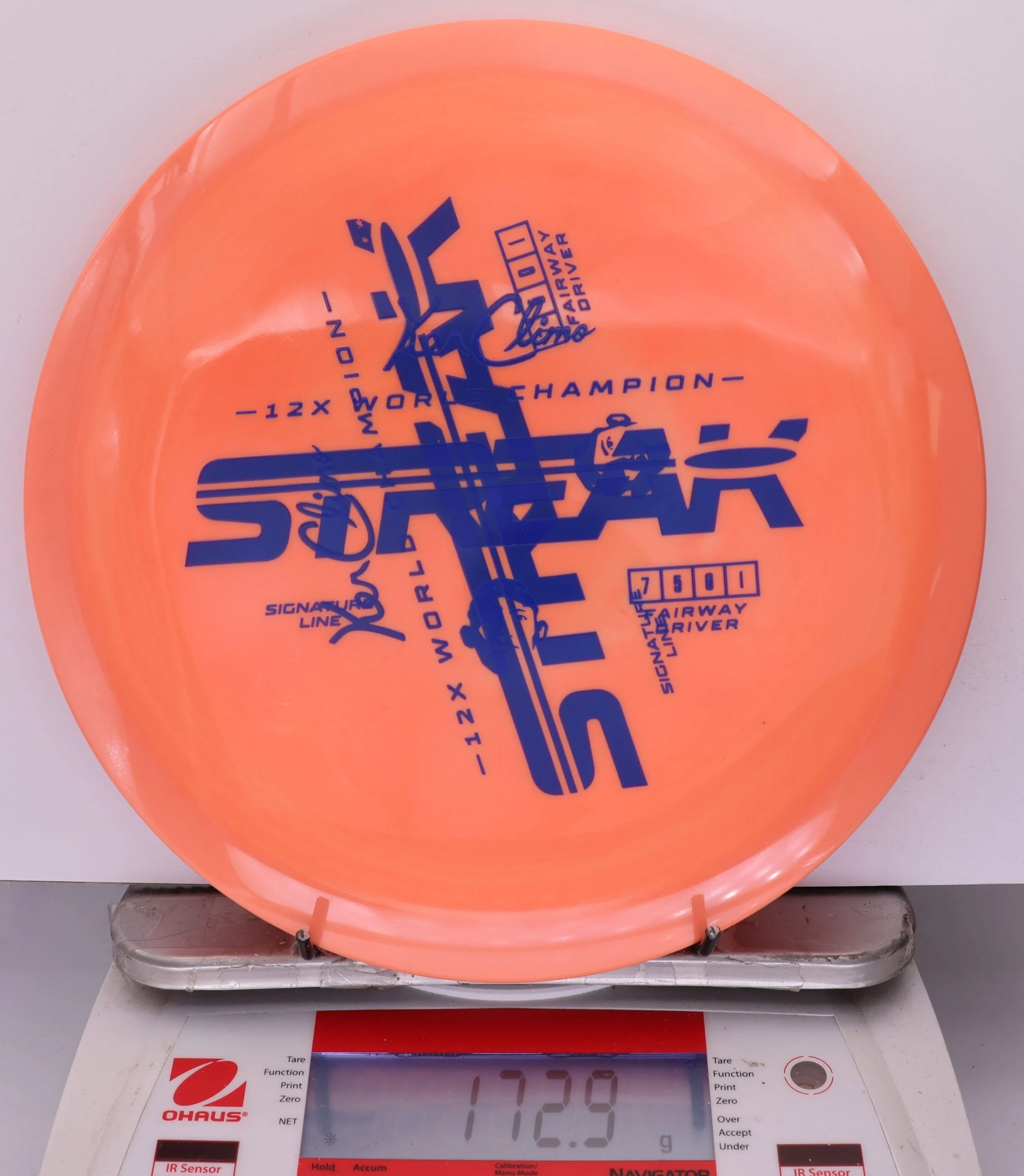 933335 X-Out Signature Line Streak - #07 Orange, 173