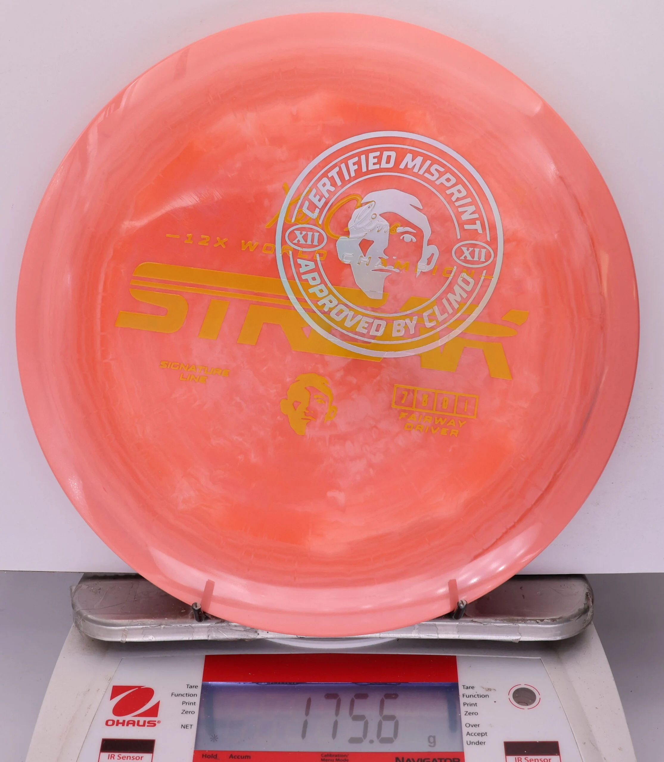 933336 X-Out Signature Line Streak - #08 Orange, 176