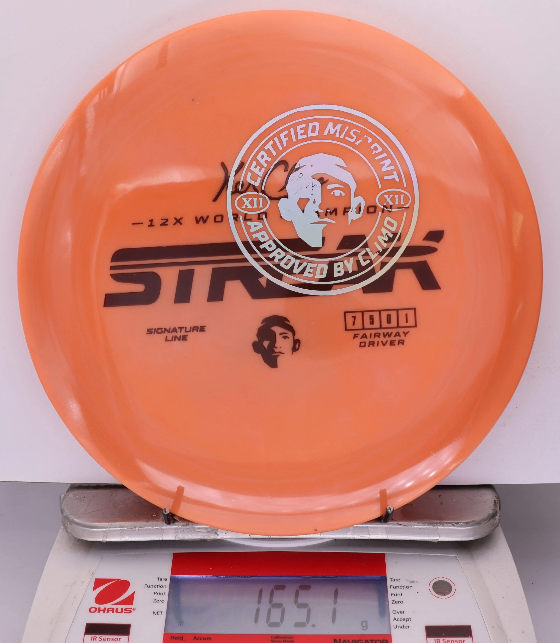 933337 X-Out Signature Line Streak - #09 Orange, 165