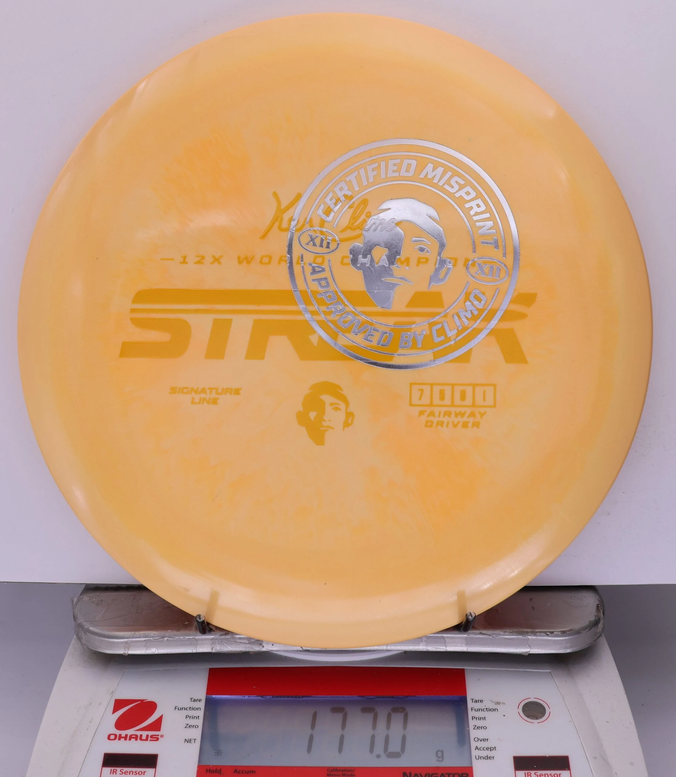 933364 X-Out Signature Line Streak - #12 LtOrange, 177