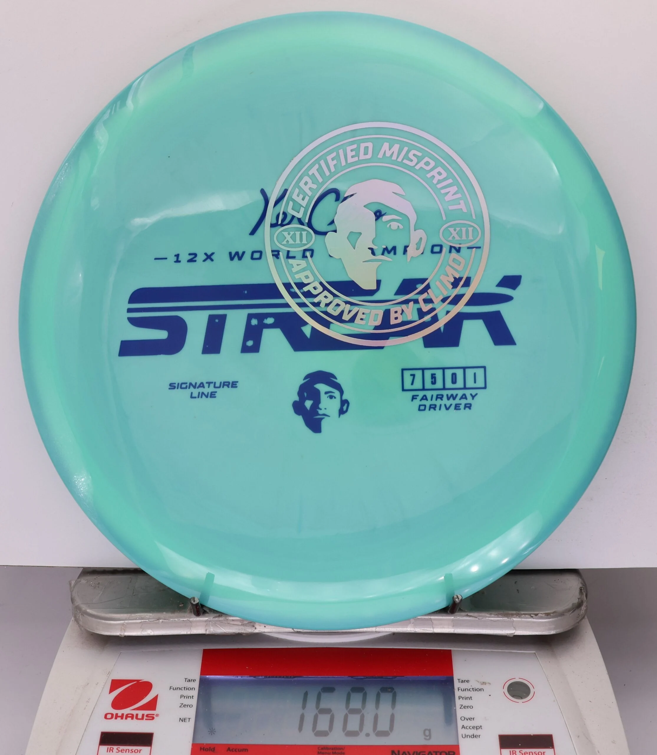933367 X-Out Signature Line Streak - #15 Aqua, 168
