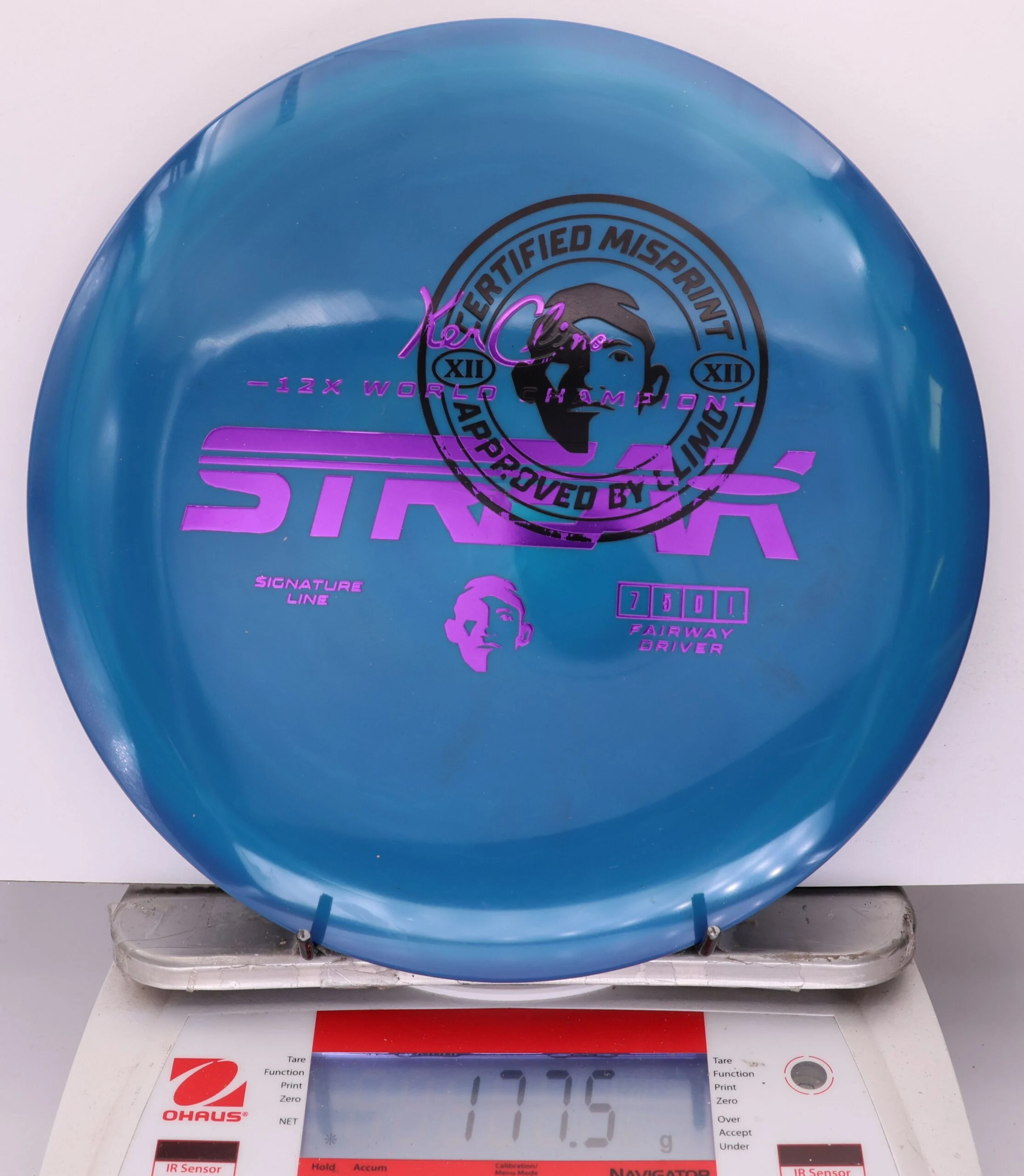 933394 X-Out Signature Line Streak - #18 Blue, 178