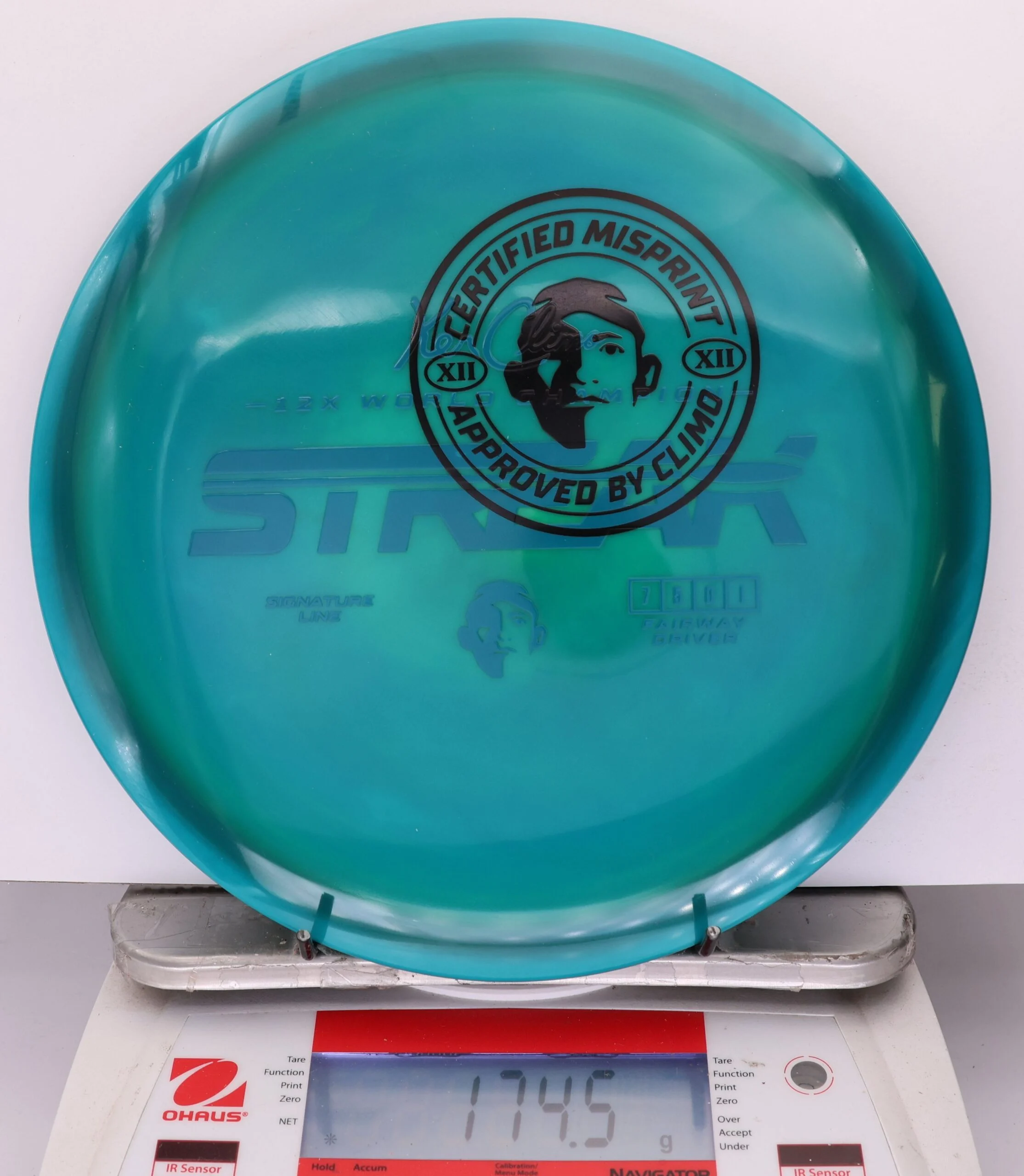 933422 X-Out Signature Line Streak - #22 Teal, 175