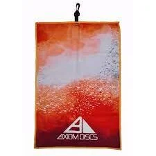 933800 Axiom Sublimated Towel - OrangeRed, 23\"x13\"